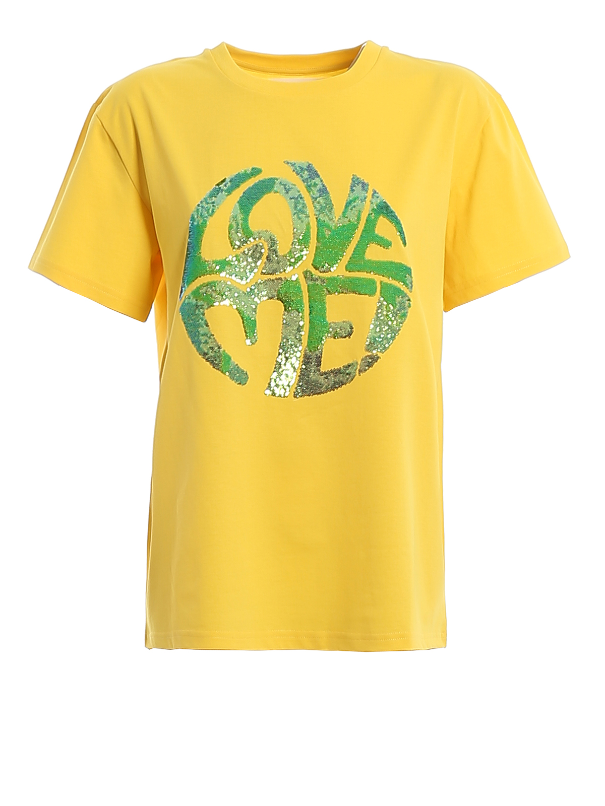 Shop Alberta Ferretti Camiseta - Love Me In Yellow