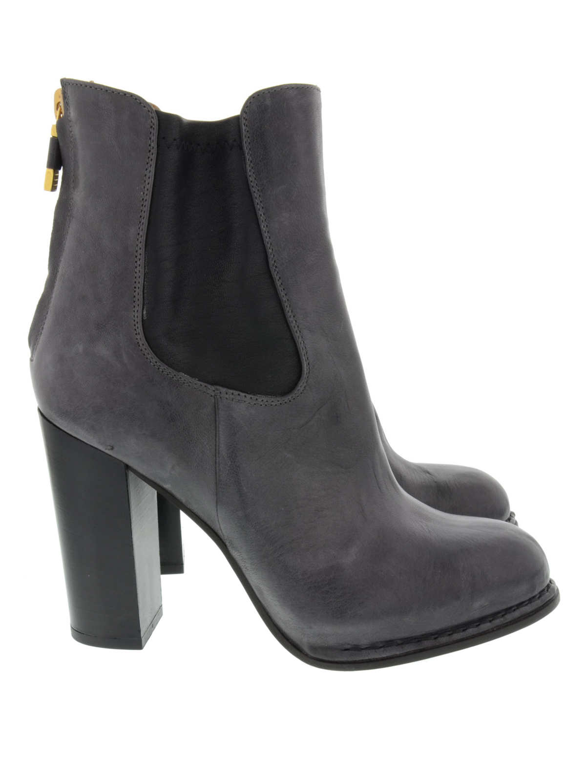 Remission Revisor lave mad Ankle boots Alberto Fermani - Rear zip leather ankle boots - REB004NERO