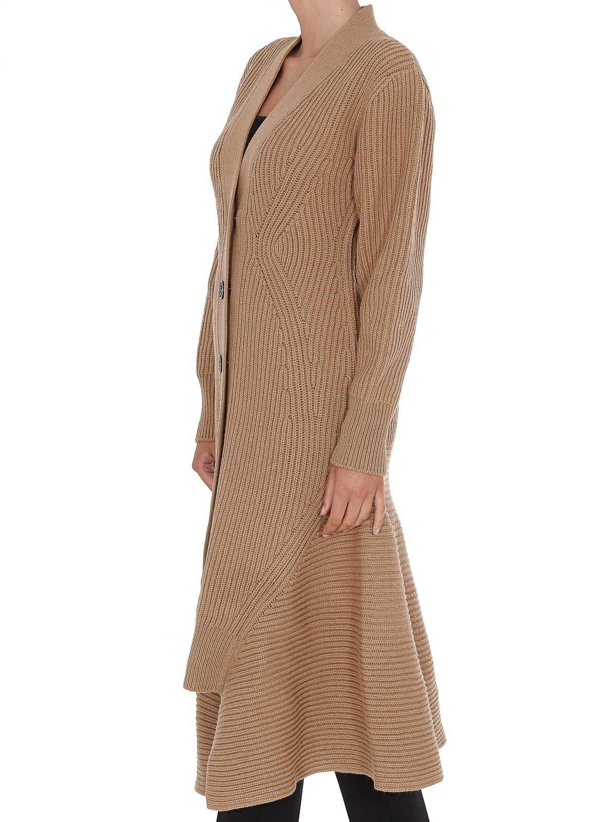 Alexander Mcqueen Knitted jacket - Camel - Women