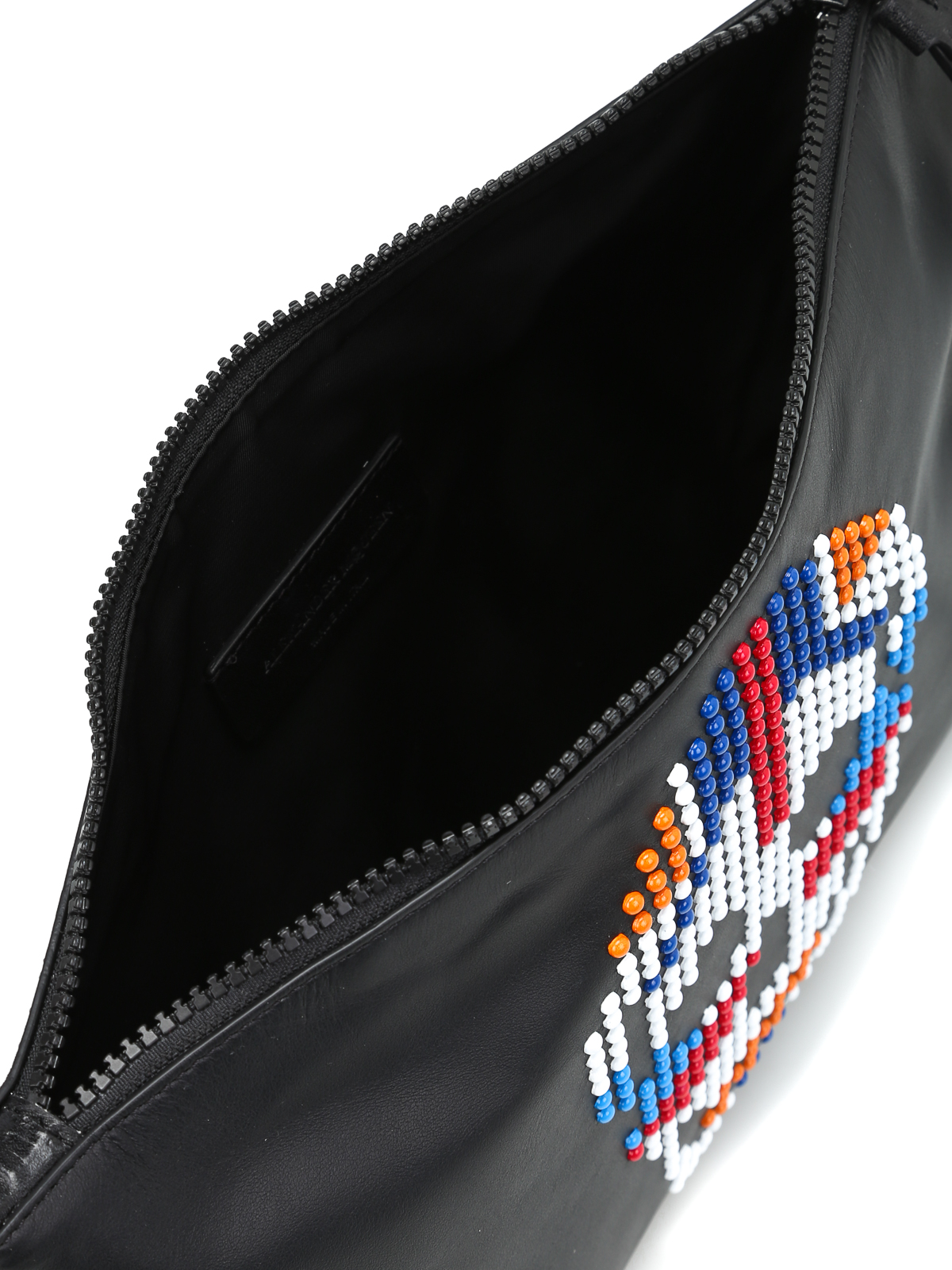 Ro Rox Rogue Borsone Gotico In Similpelle Con Teschio E Borchie - Nero - 35x25x12,5 Cm