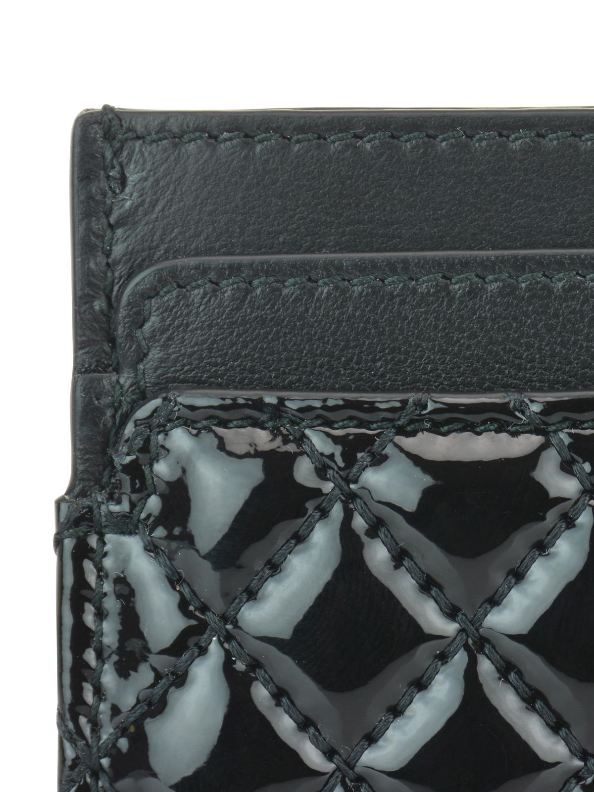 Wallets & purses Alexander Mcqueen - Patent and leather card holder -  5541930UN2V1000