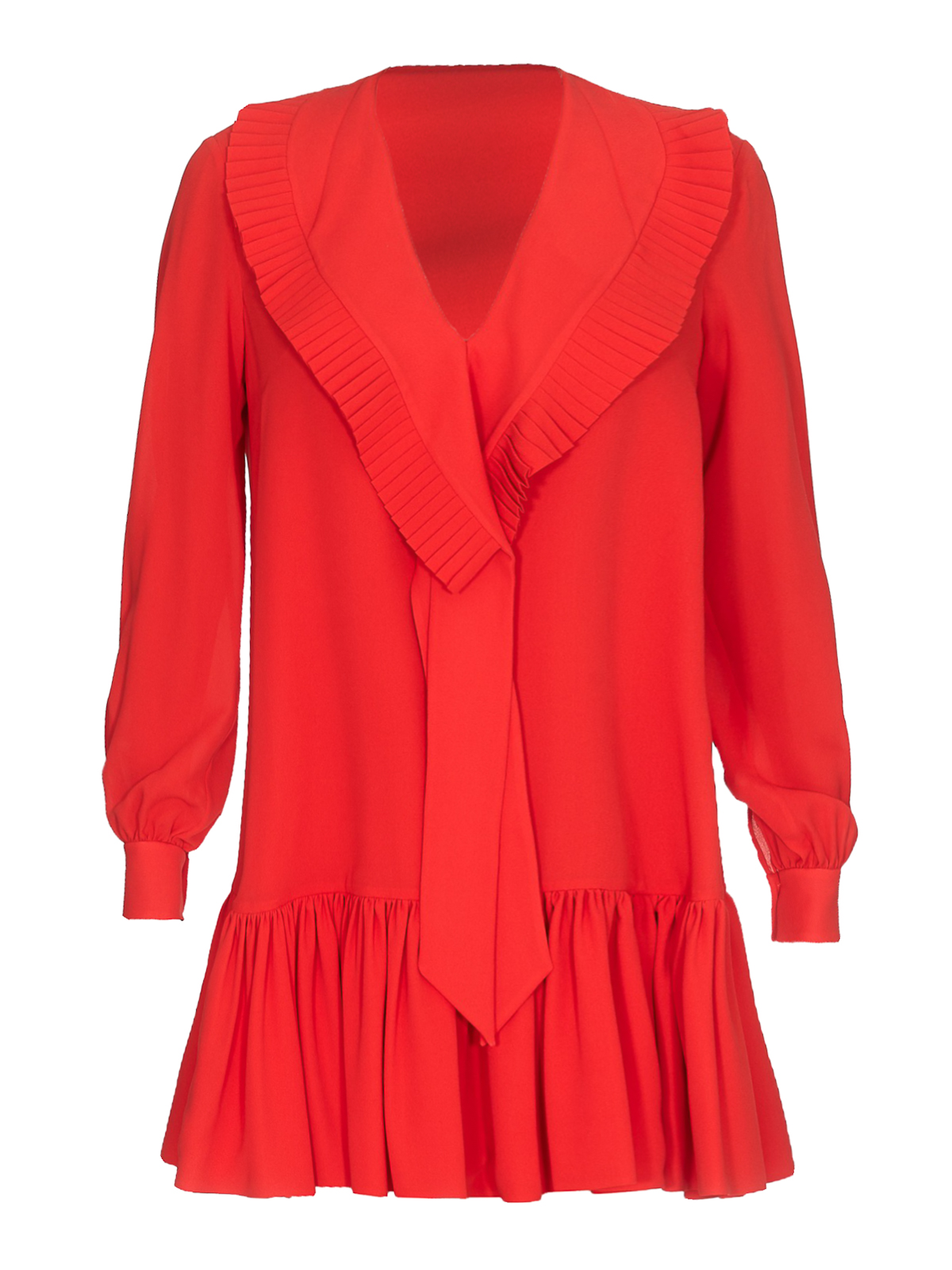strapless open back dress Alexander McQueen Red Silk Dress sz 6