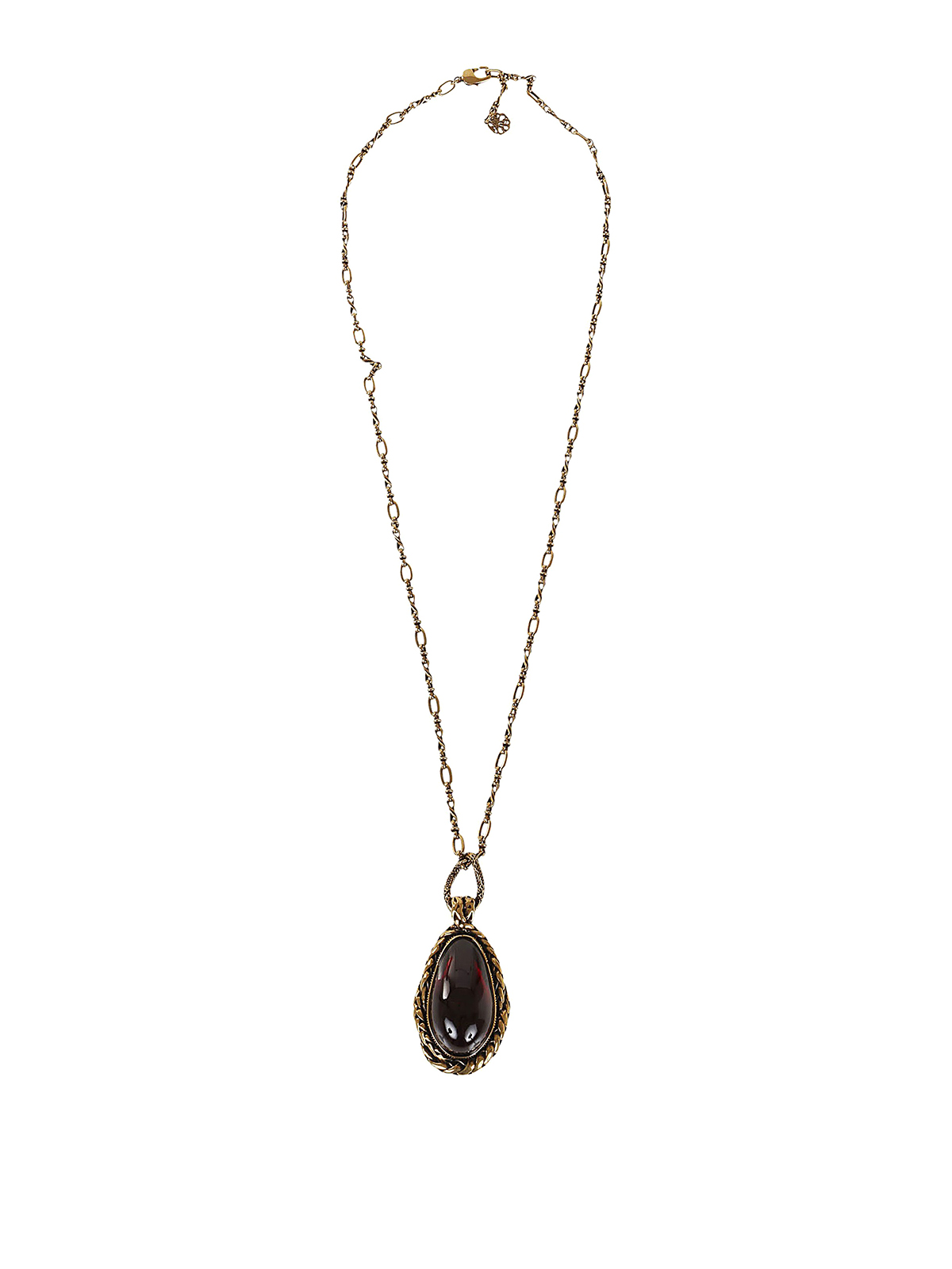 Alexander Mcqueen ネックレス/チョーカー - ダークレッド|621755J160T7009