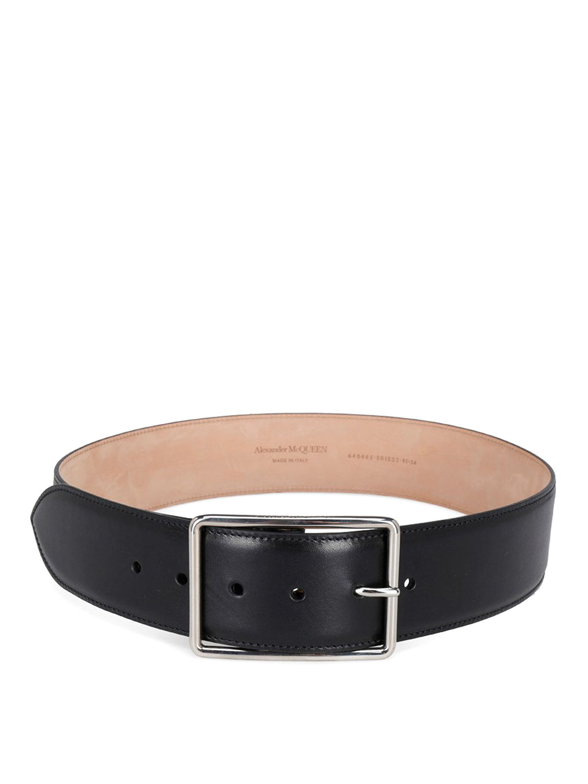 Alexander Mcqueen ベルト - 黒 - ブラック|6406651BR0I1000