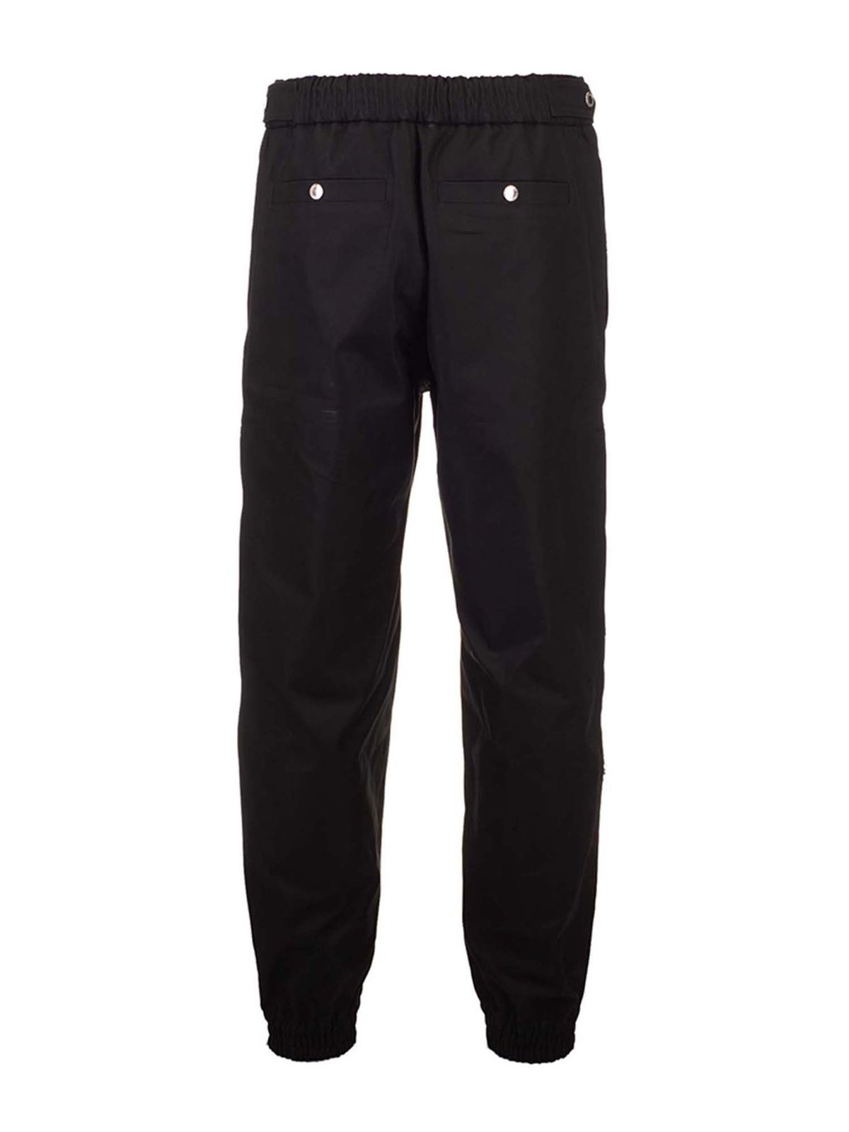 Alexander Mcqueen Black sport pants - Black - Men