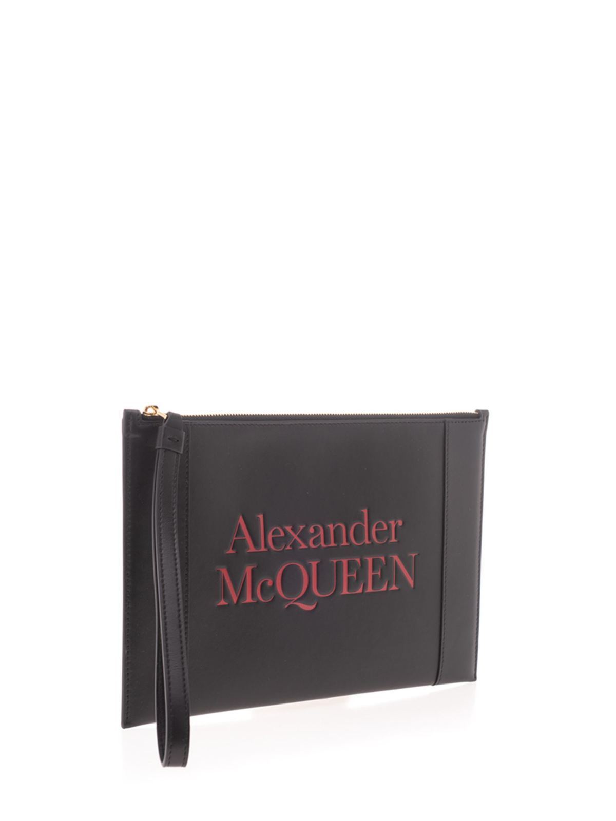 Alexander McQueen Red The Peak small leather shoulder bag | 매치스패션, 모던 럭셔리  온라인 쇼핑