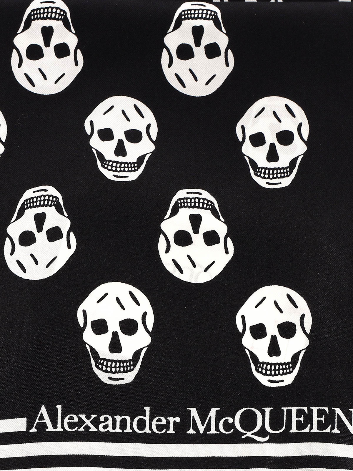 Alexander McQueen Skull Silk Scarf