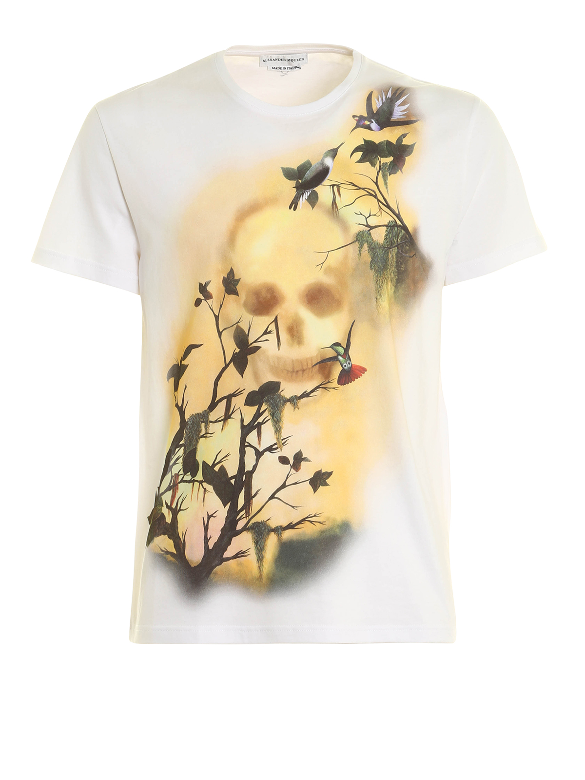 T-shirts Alexander Mcqueen - Skull and tree print T-shirt