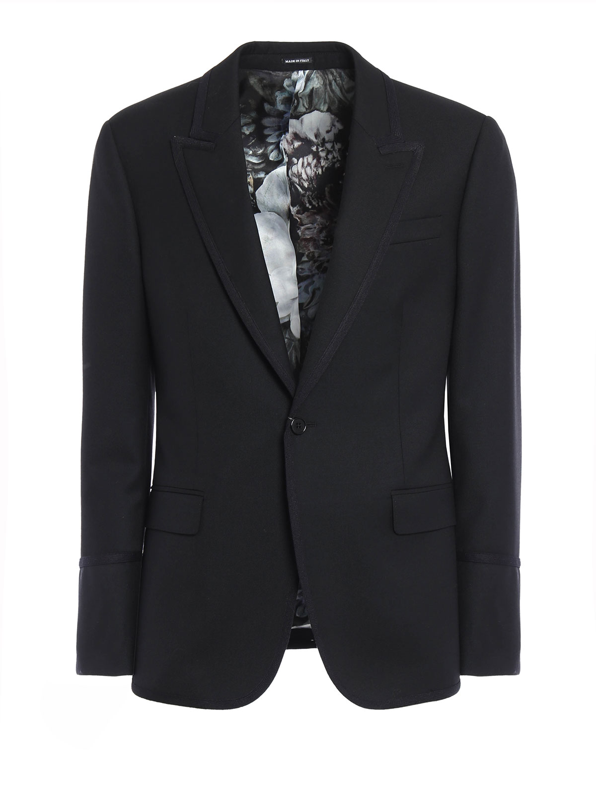Alexander Mcqueen Finished edges tailored jacket|438351QHU231000