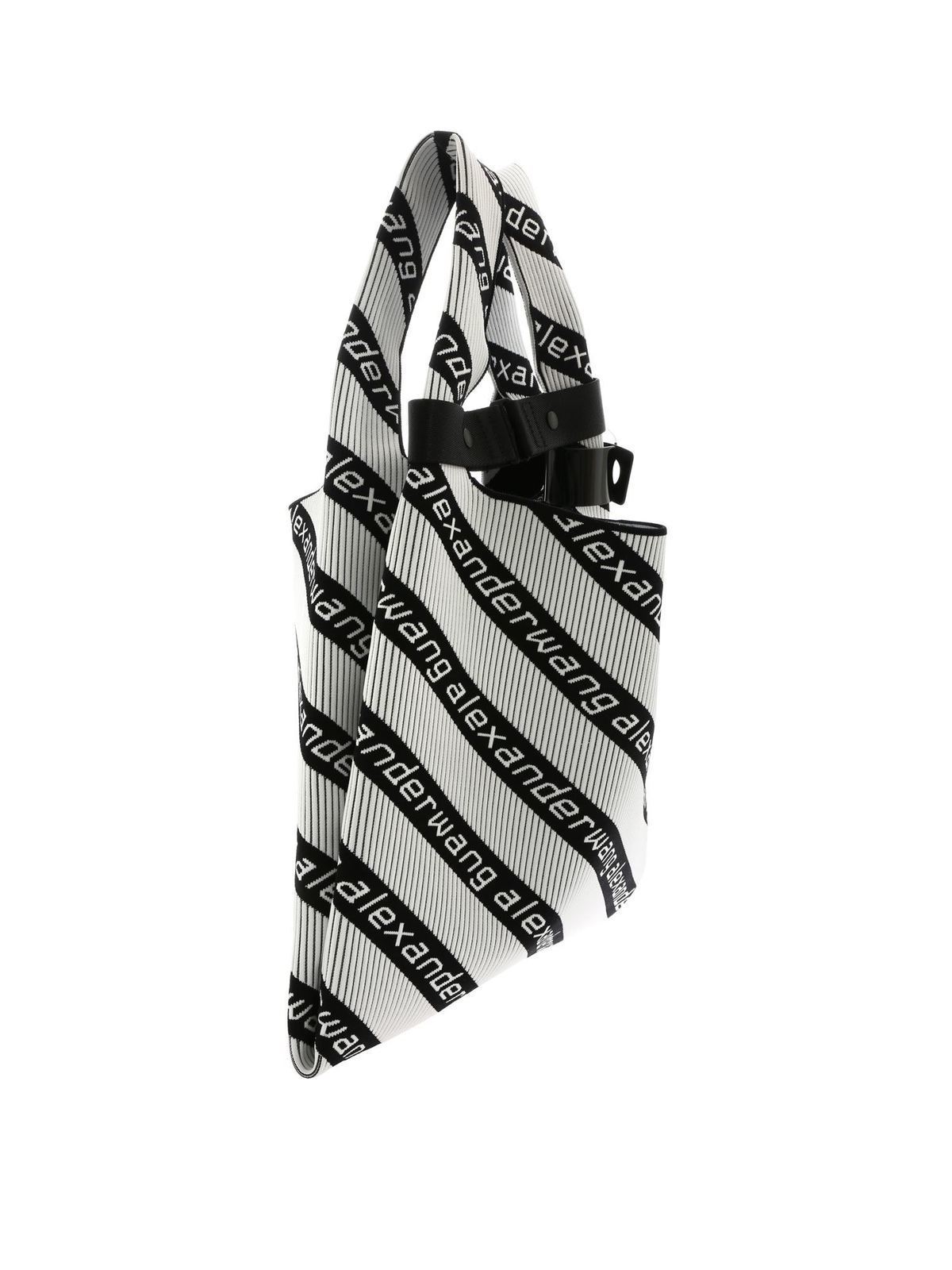 Alexander Wang トートバッグ - 白|2049T0690TBLACKANDWHITE