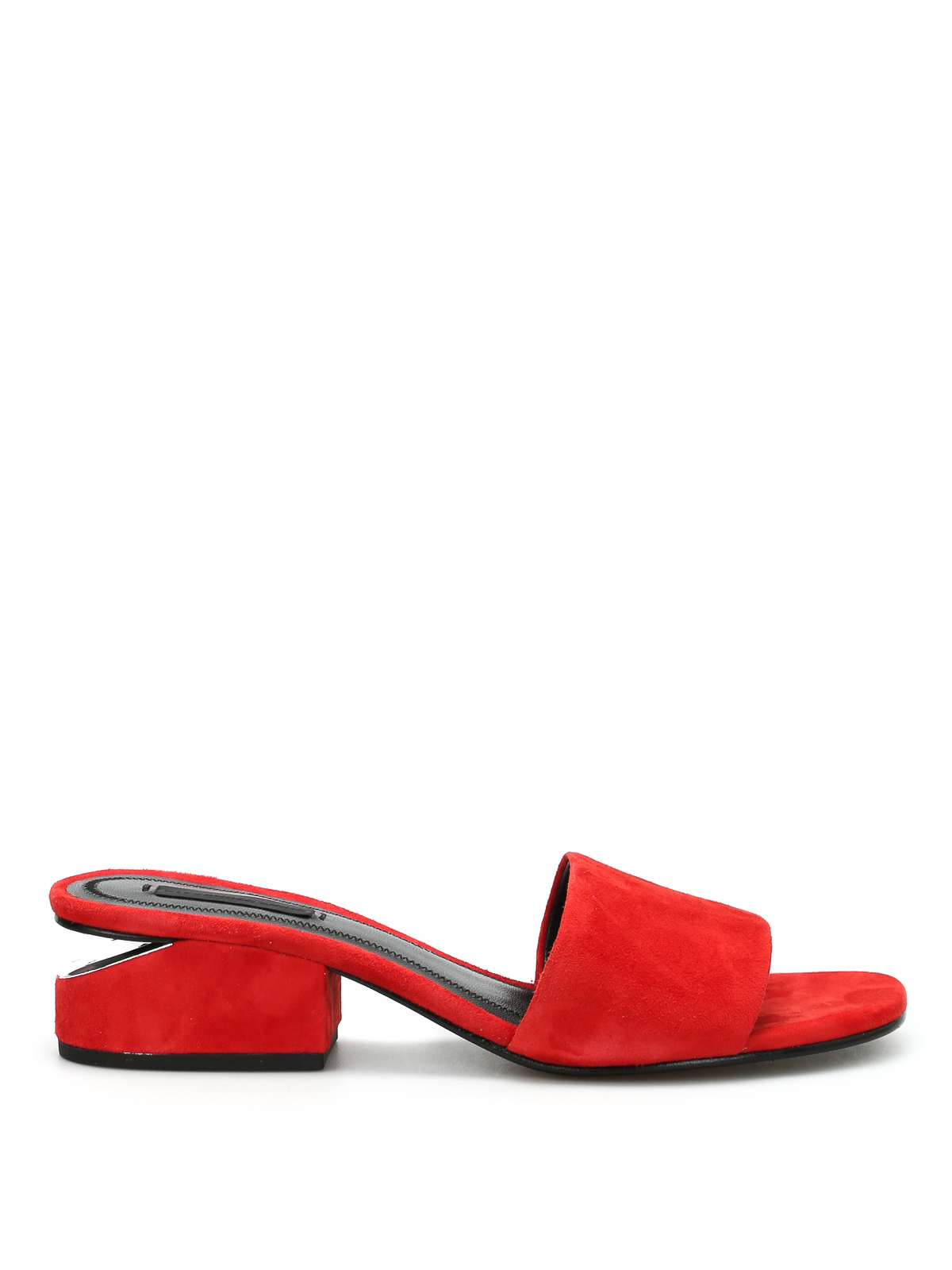 Alexander wang 2024 suede sandals