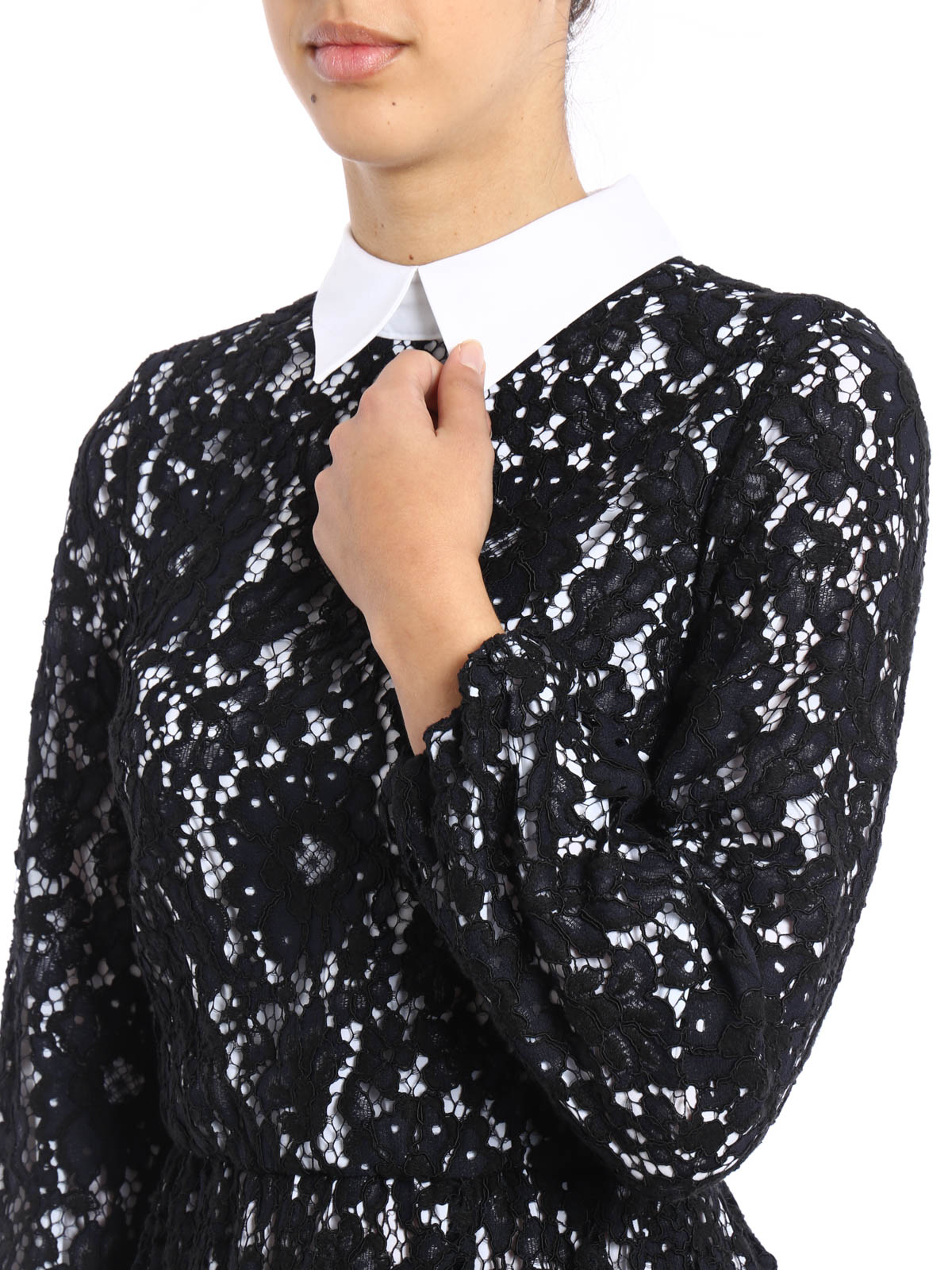 Alice+Olivia Terisa lace dress - Black - Women|C608587245A009