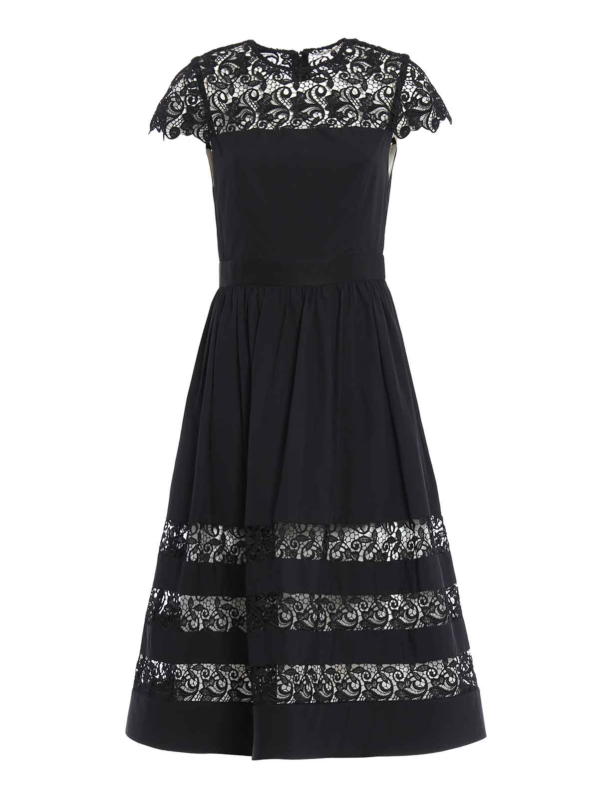Alice+Olivia Mallie lace dress - Black - Women|C607581495G980