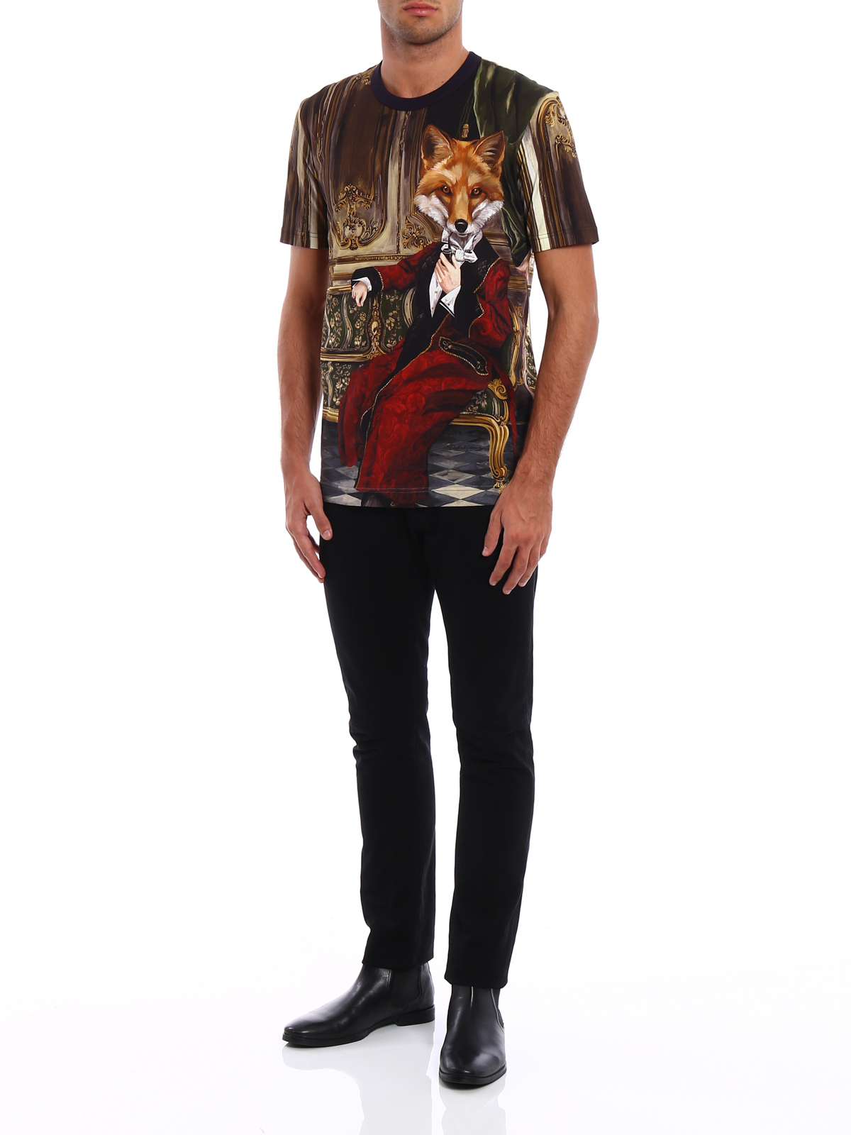 Dolce gabbana shop fox t shirt