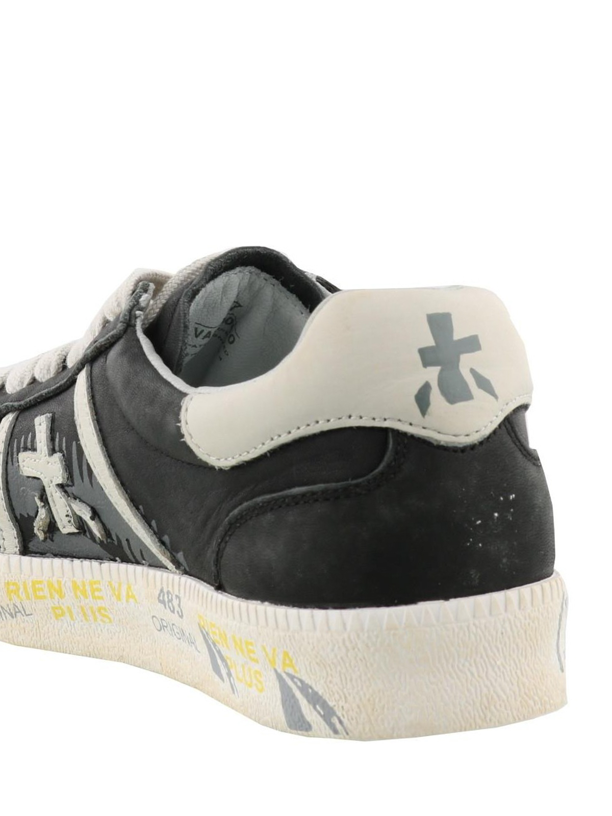 PREMIATA ☆ ANDY Low-Top Leather Sneakers ☆ プレミアータ Premiata Andy black vintage leather sneakers - Black | ANDYD3080