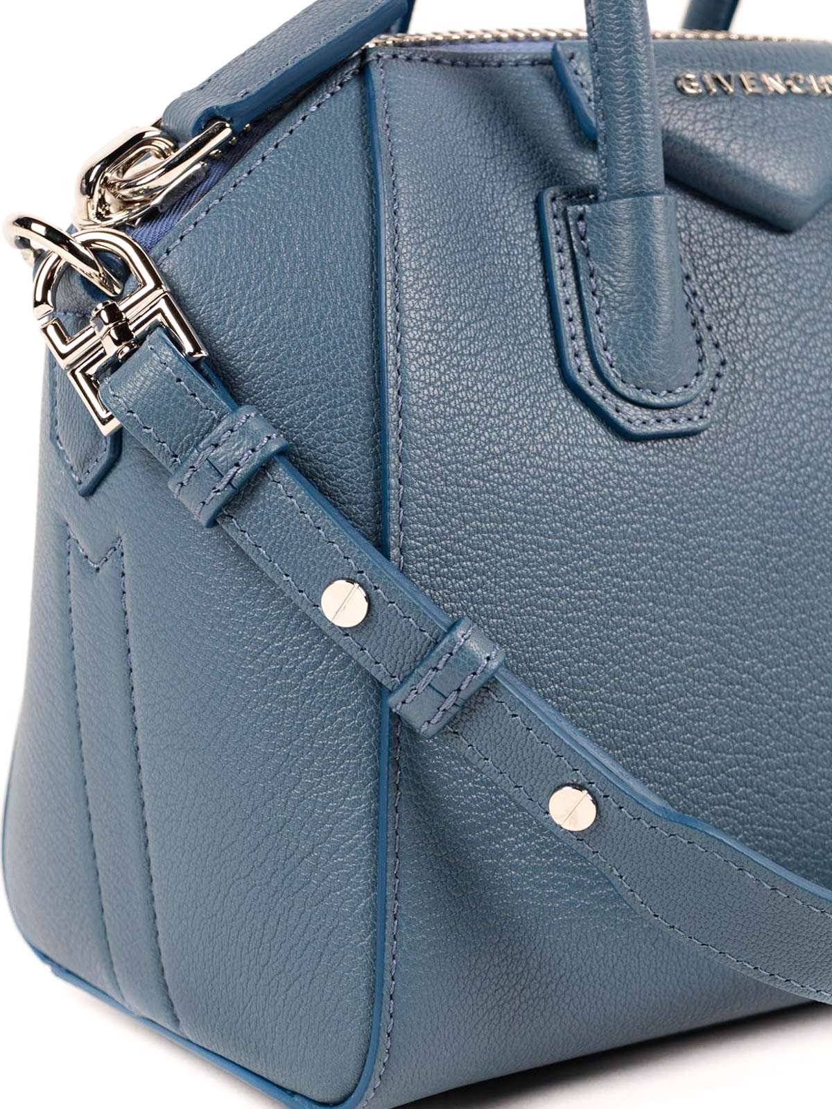 Givenchy, Bags, Givenchy Blue Mini Antigona Crossbody