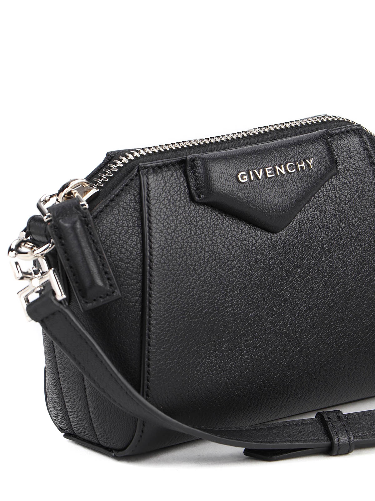 Givenchy Black Nano Antigona Leather Cross Body Bag
