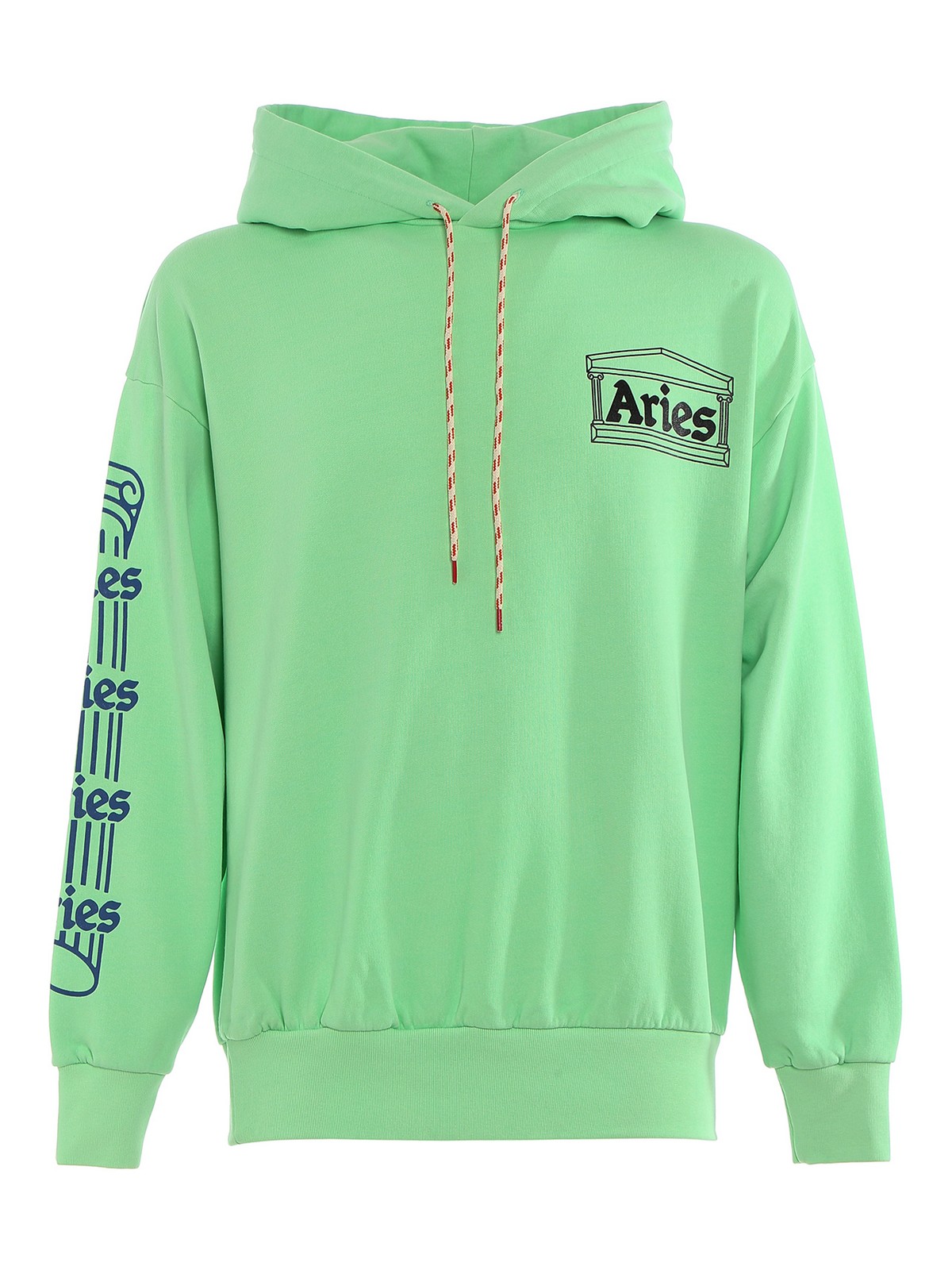 Aries Temple hoodie - Light Green - Men | SRAR20006AQUA