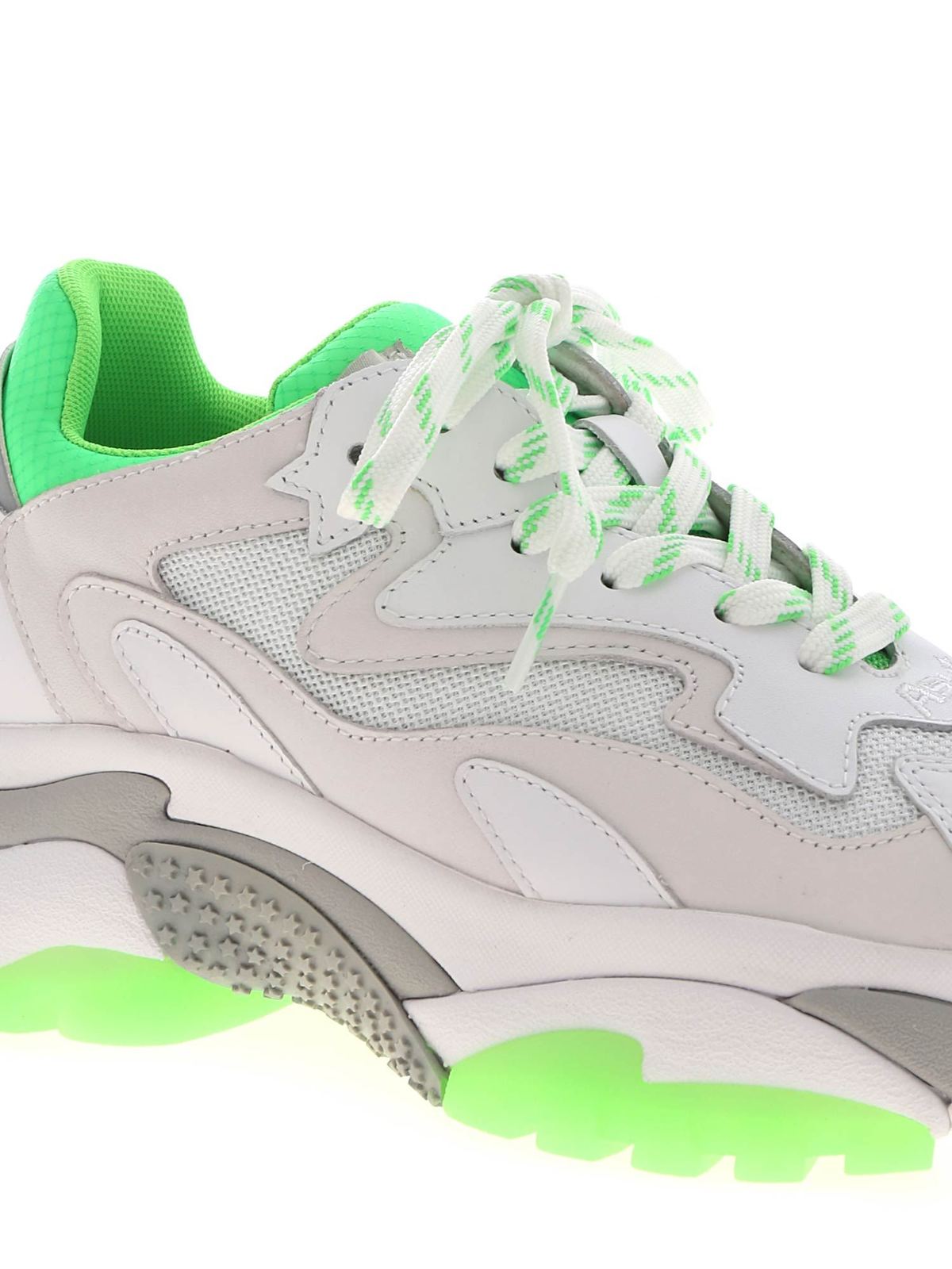 Inhalere Tablet overalt Trainers Ash - Addict sneakers in white and green - ADDICTSS20S126379004