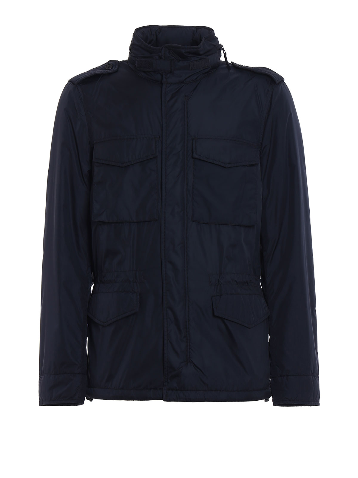Padded jackets Aspesi - Minifield Wool Vento blue jacket