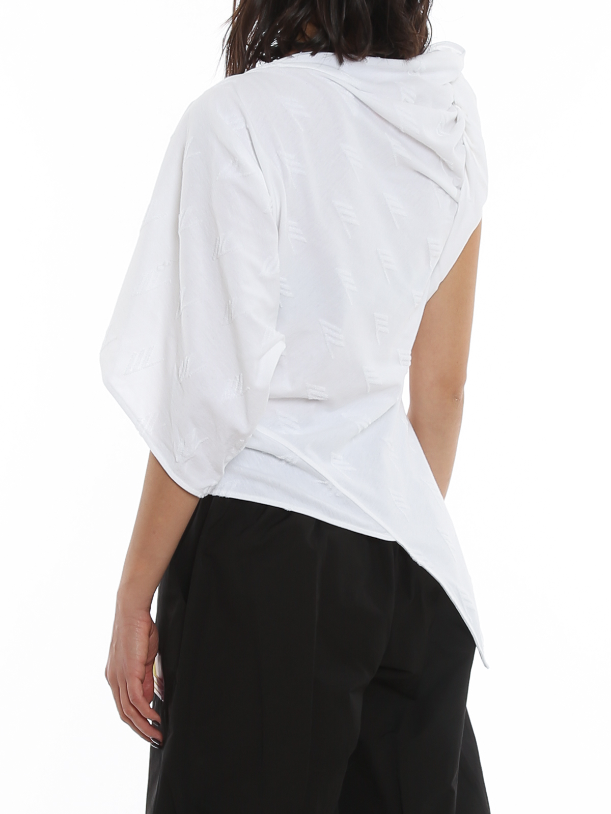 THE ATTICO 売れ筋商品|||ジ アティコ Tシャツ トップス レディース Tank tops White The Attico rhinestone-embellished Tank Top | White | FARFETCH