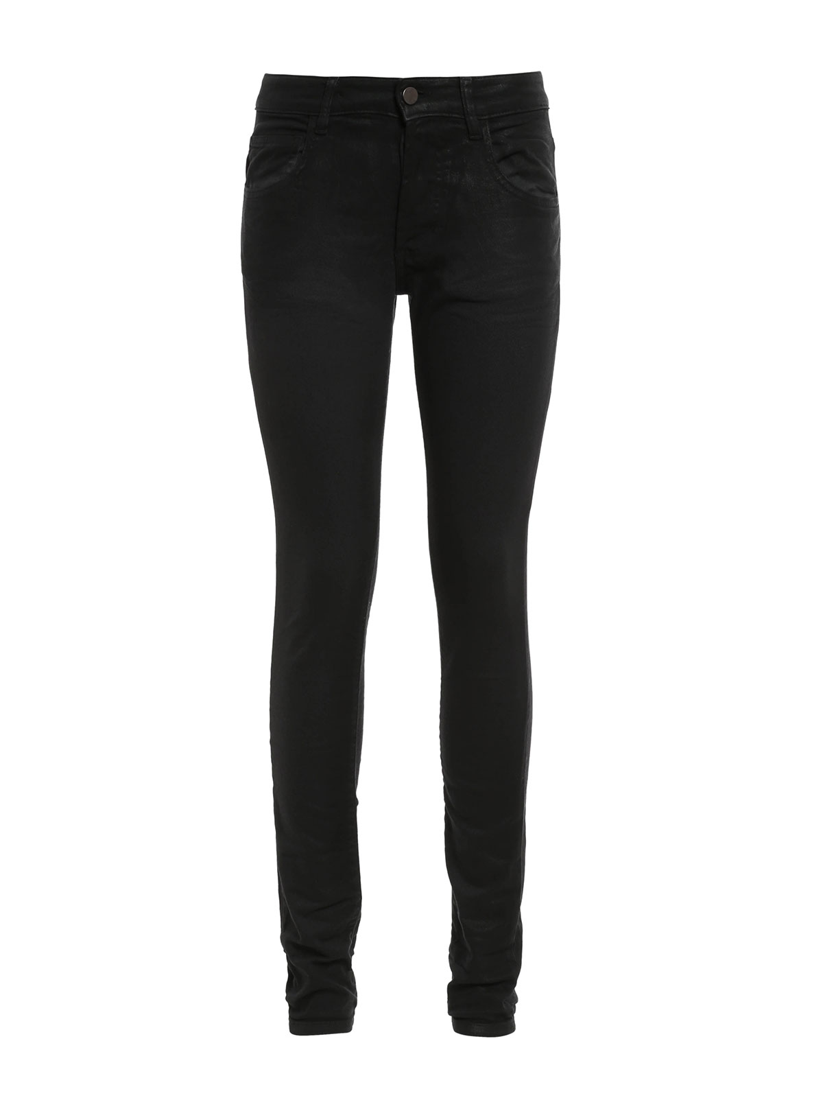 Waxed hot sale skinny jeans