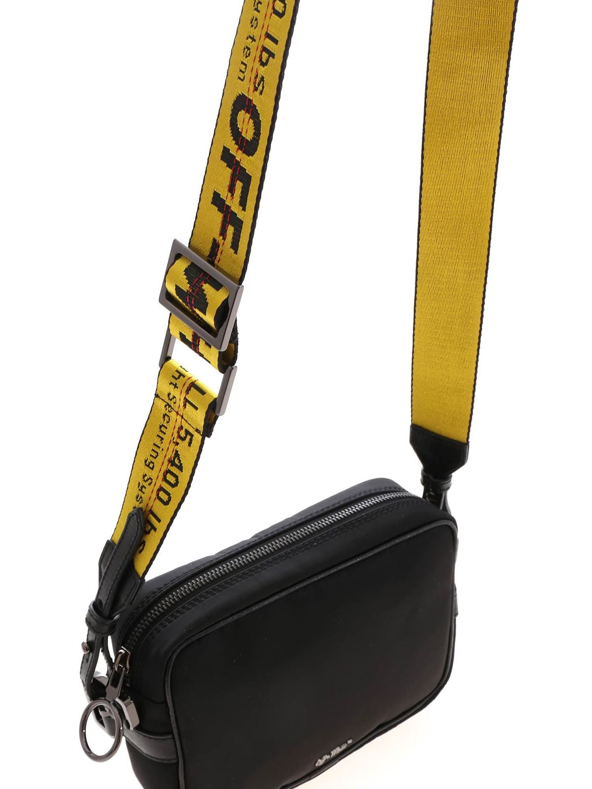 Cross body bags Off-White - Bag in black with Industrial shoulder