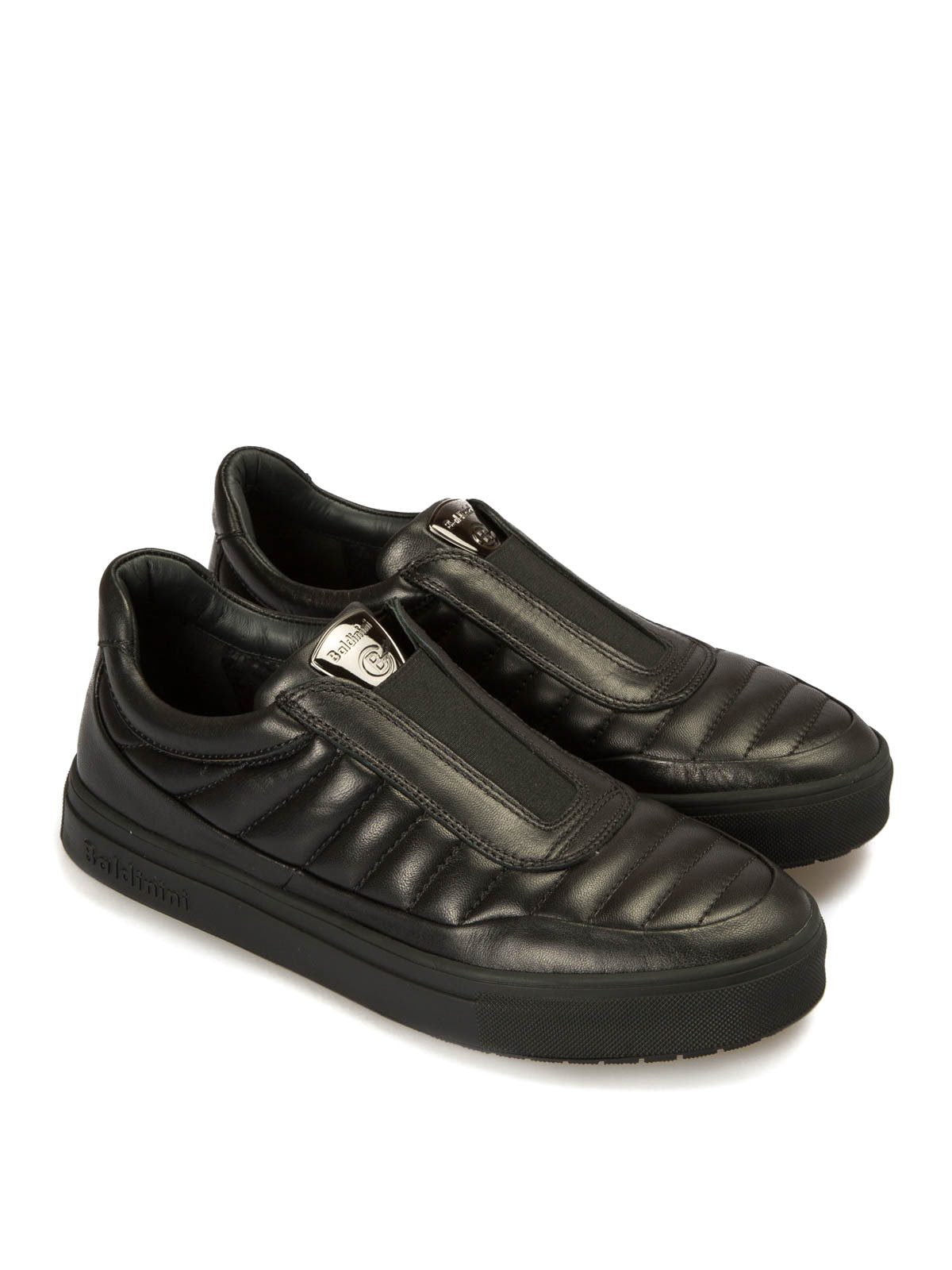 eten Net zo Vooravond Trainers Baldinini - Quilted leather slip-on sneakers - 846970TDOME00
