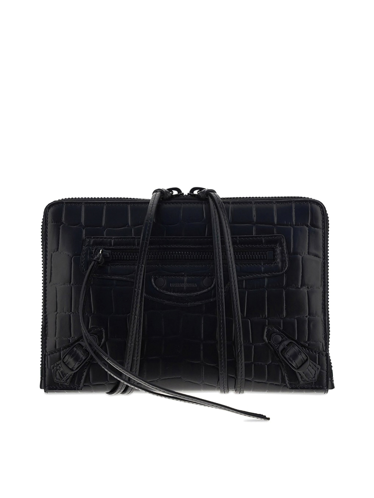 【BALENCIAGA】NEO CLASSIC CLUTCH Balenciaga Neo Classic leather clutch - Black | 64011415Y071000