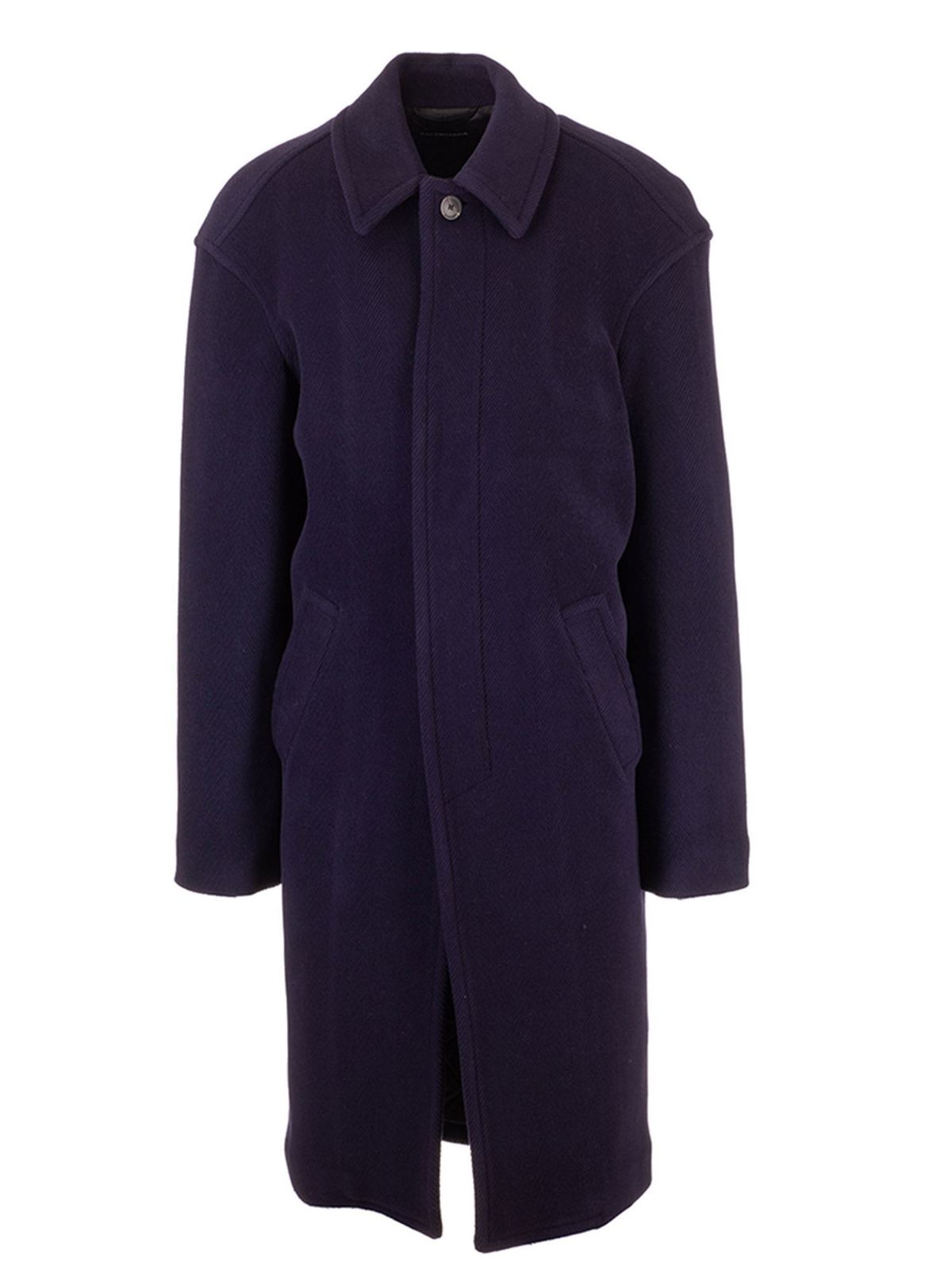 Coats Balenciaga - Steroid Carcoat in Ink blue - 642142TJU204063