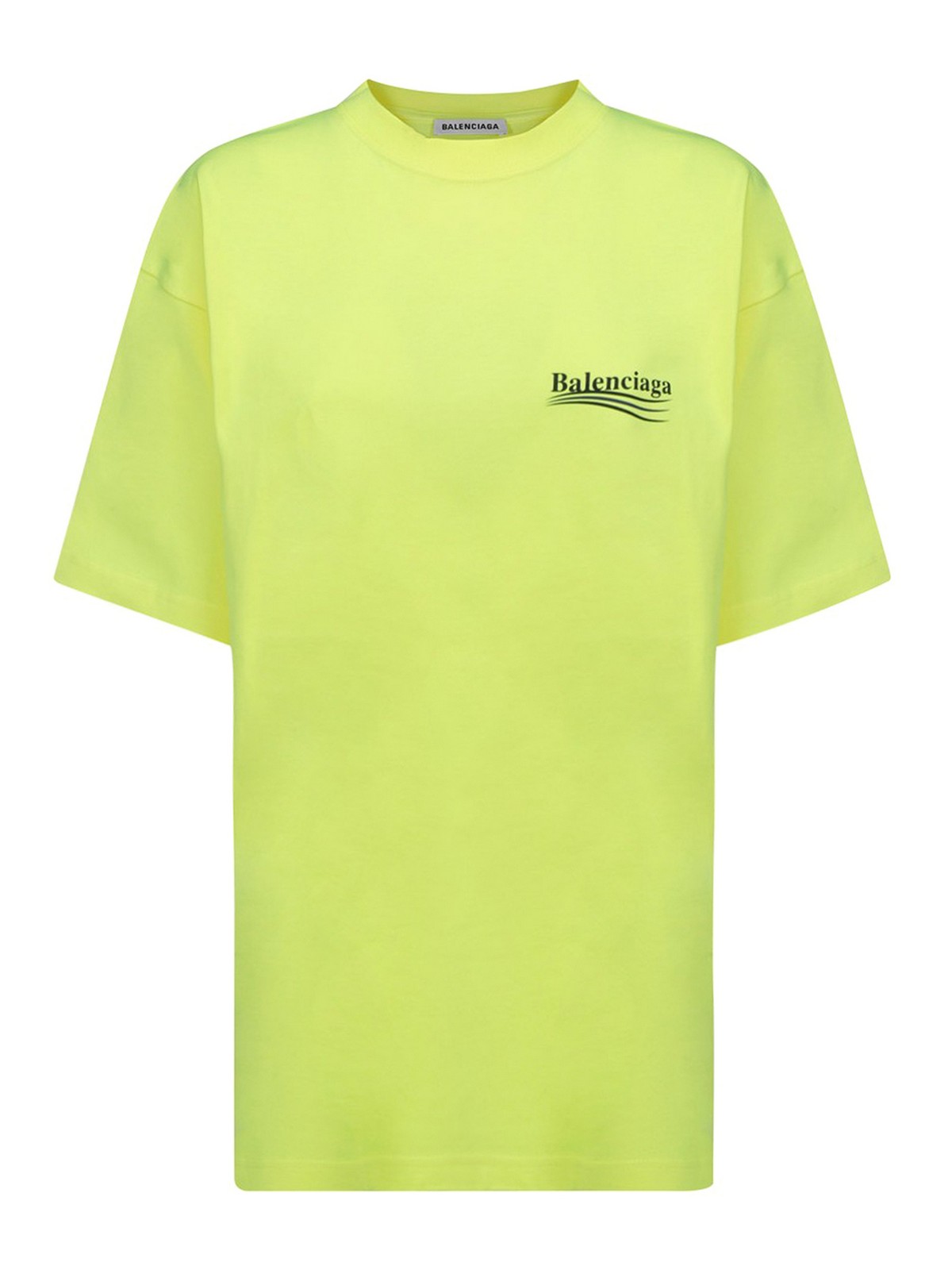 Balenciaga Political Campaign T-shirt - Yellow|641655TJVF77110