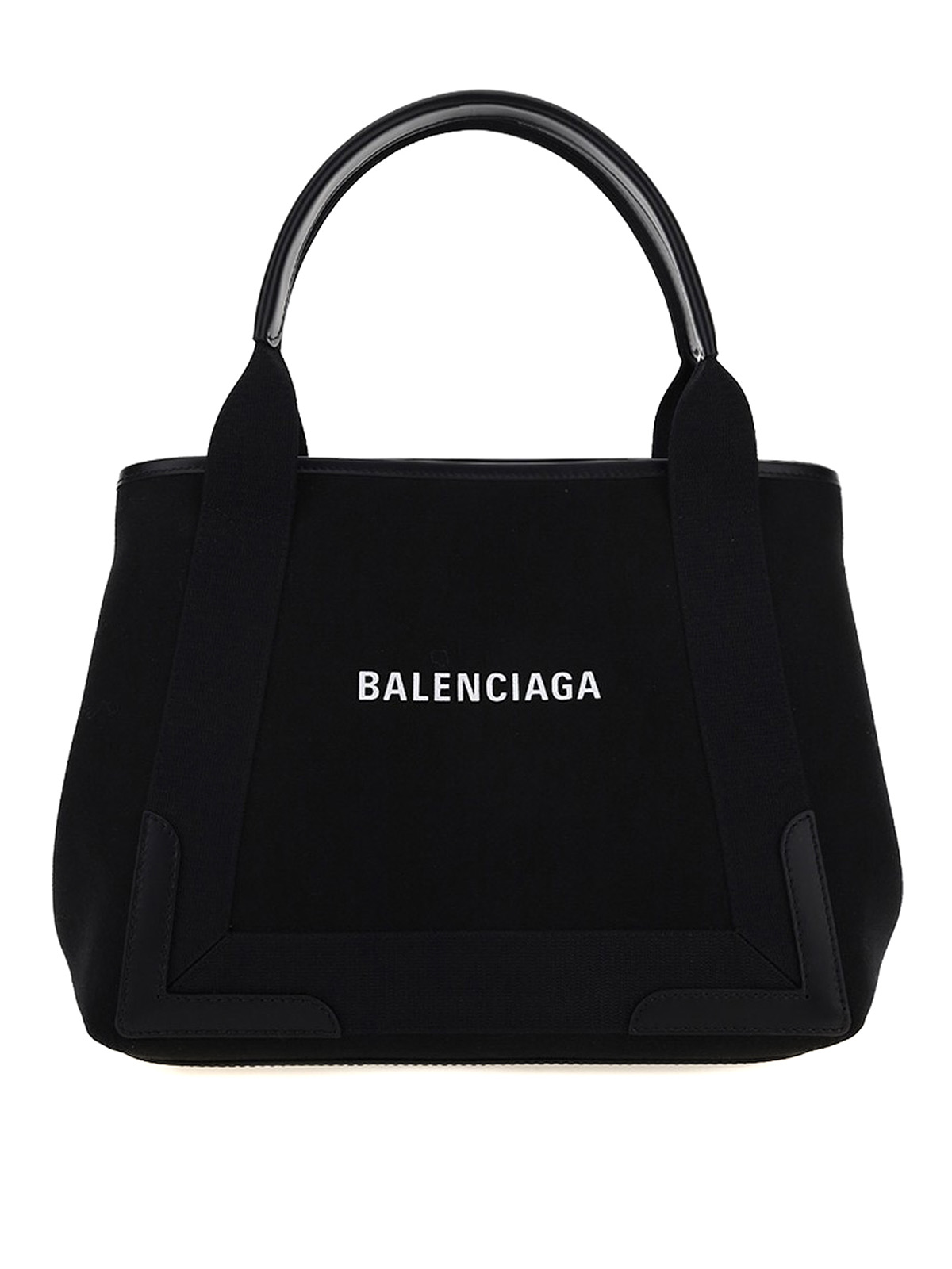 Balenciaga Canvas Tote Bag In Black