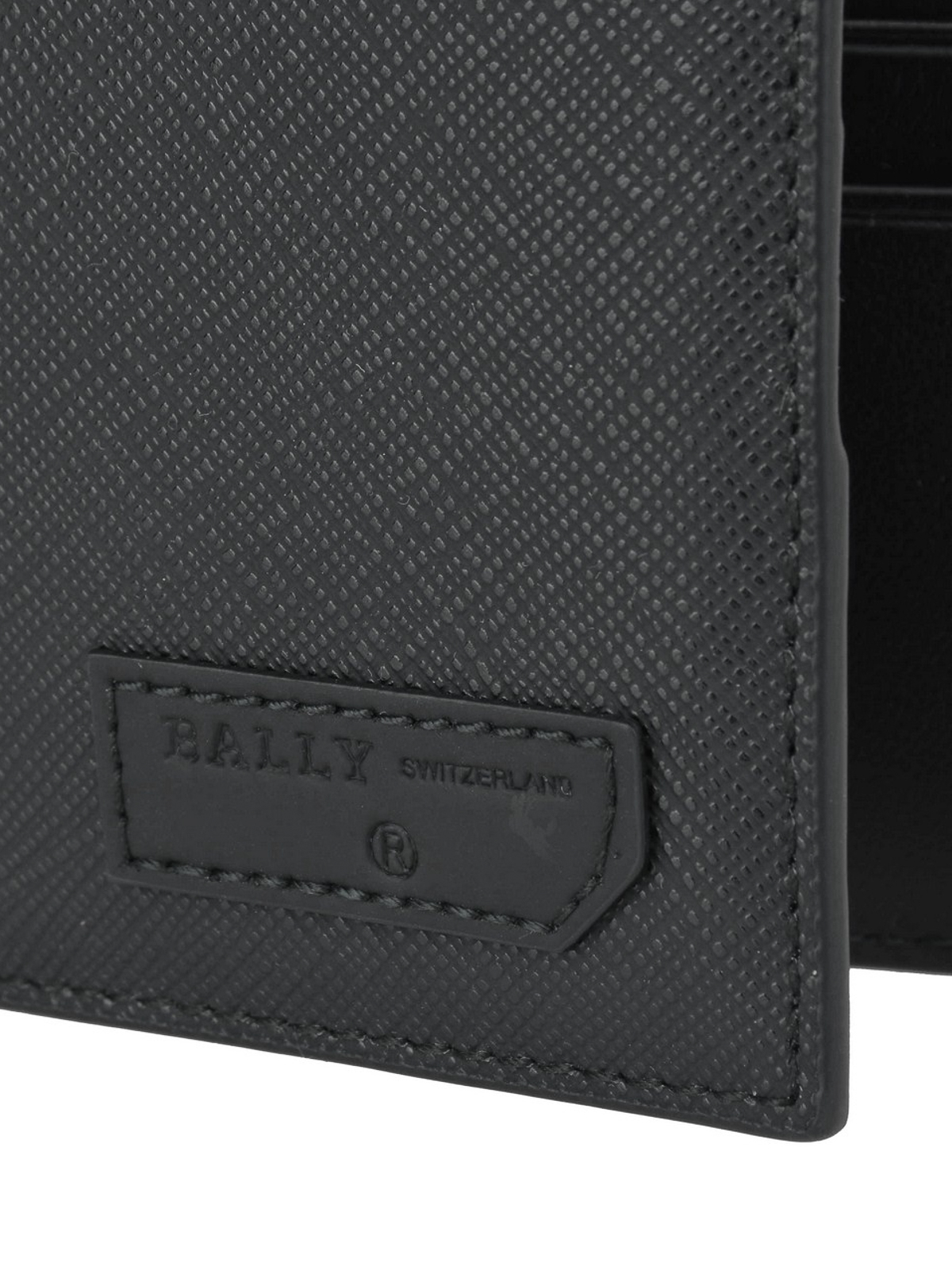 Bally Men's Brasai Leather Wallet in Black, Size: One Size