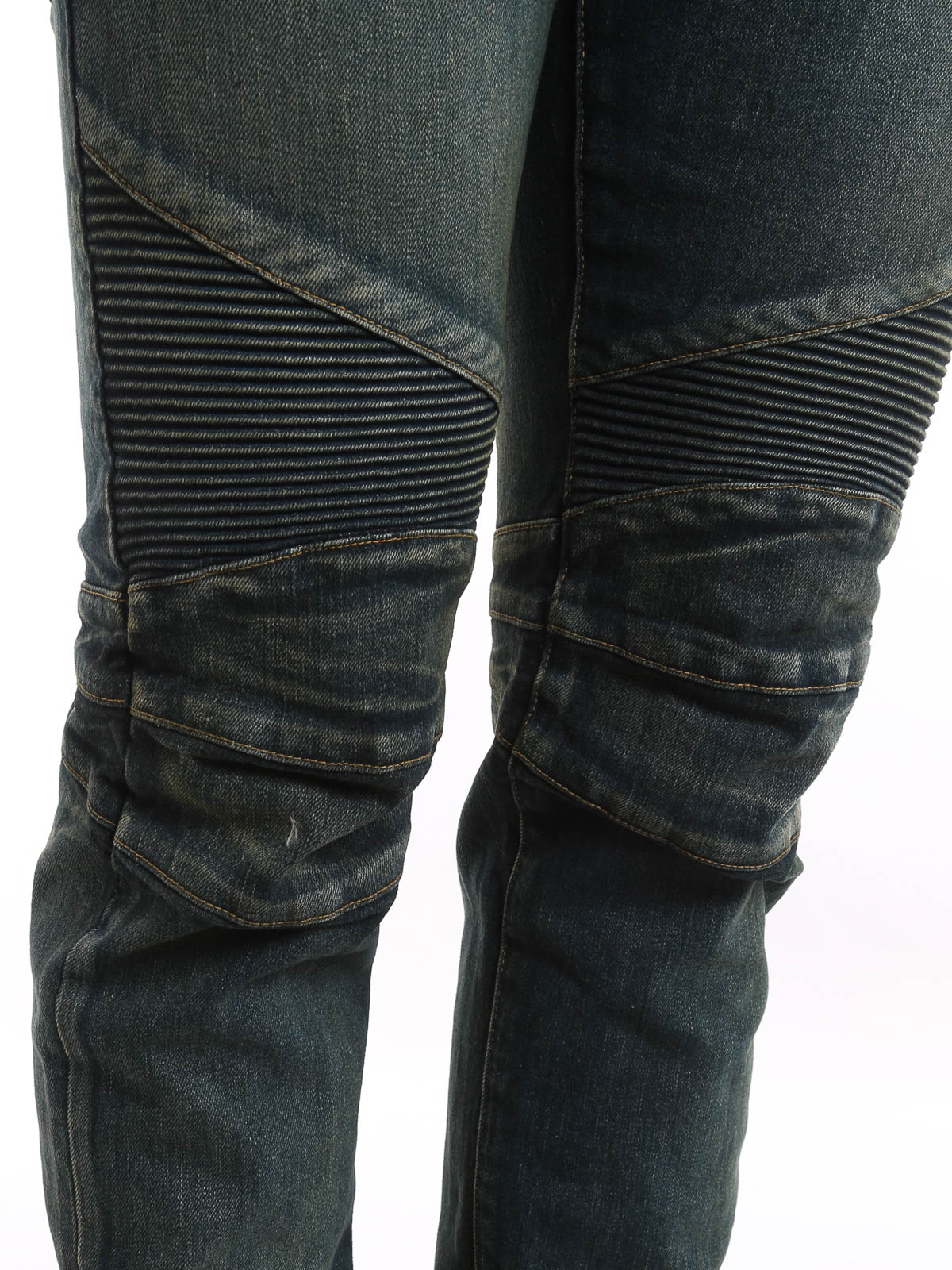 Straight leg jeans Balmain stretch Jeans W5HT500C710155