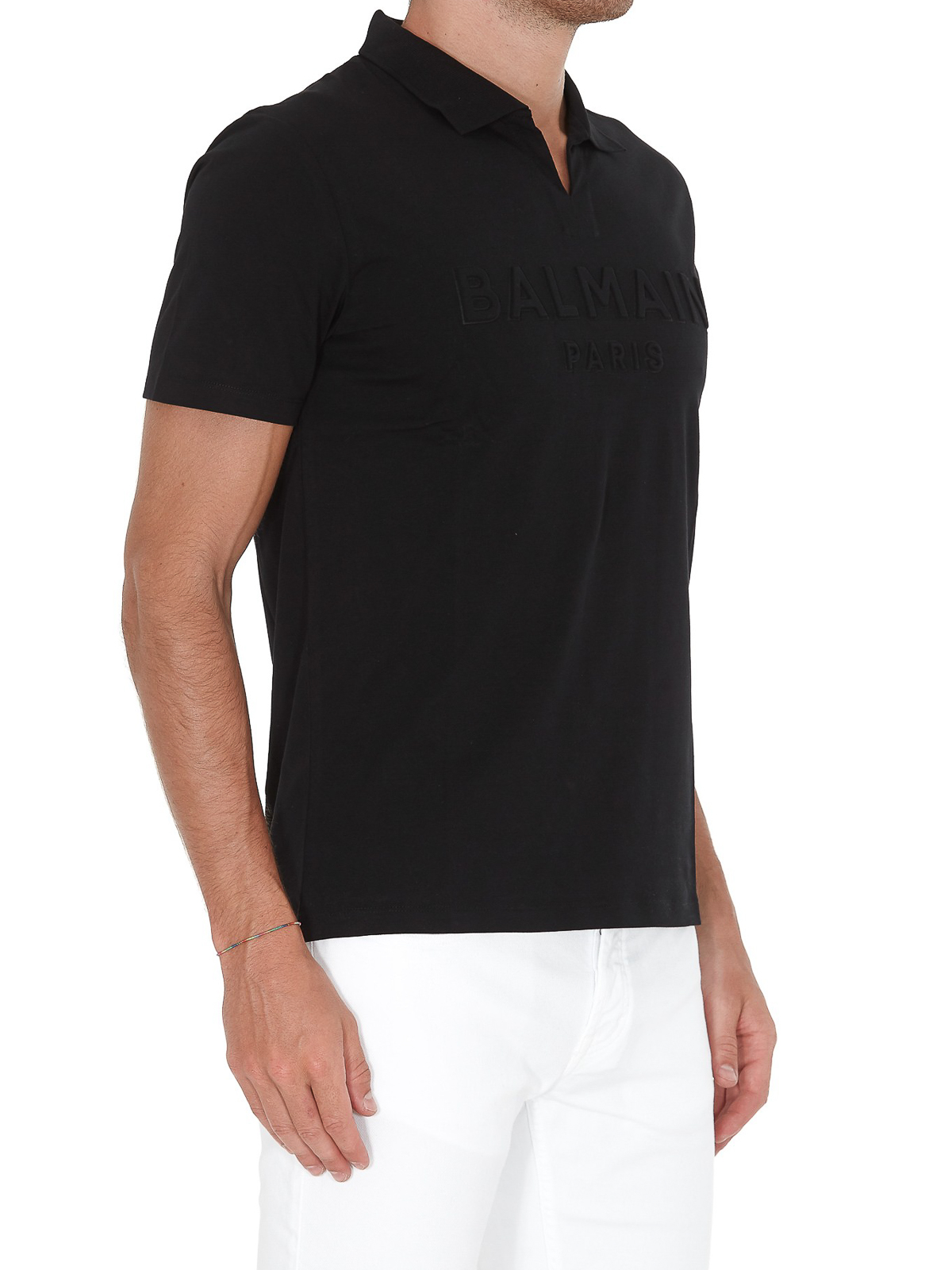 Balmain - V-neck T-shirt - UH01184I3350PA | thebs.com [ikrix.com]