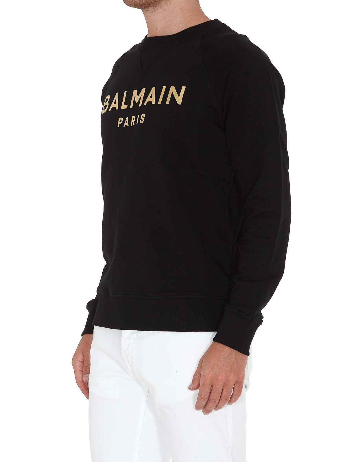 BALMAIN × emblem sweat shirt