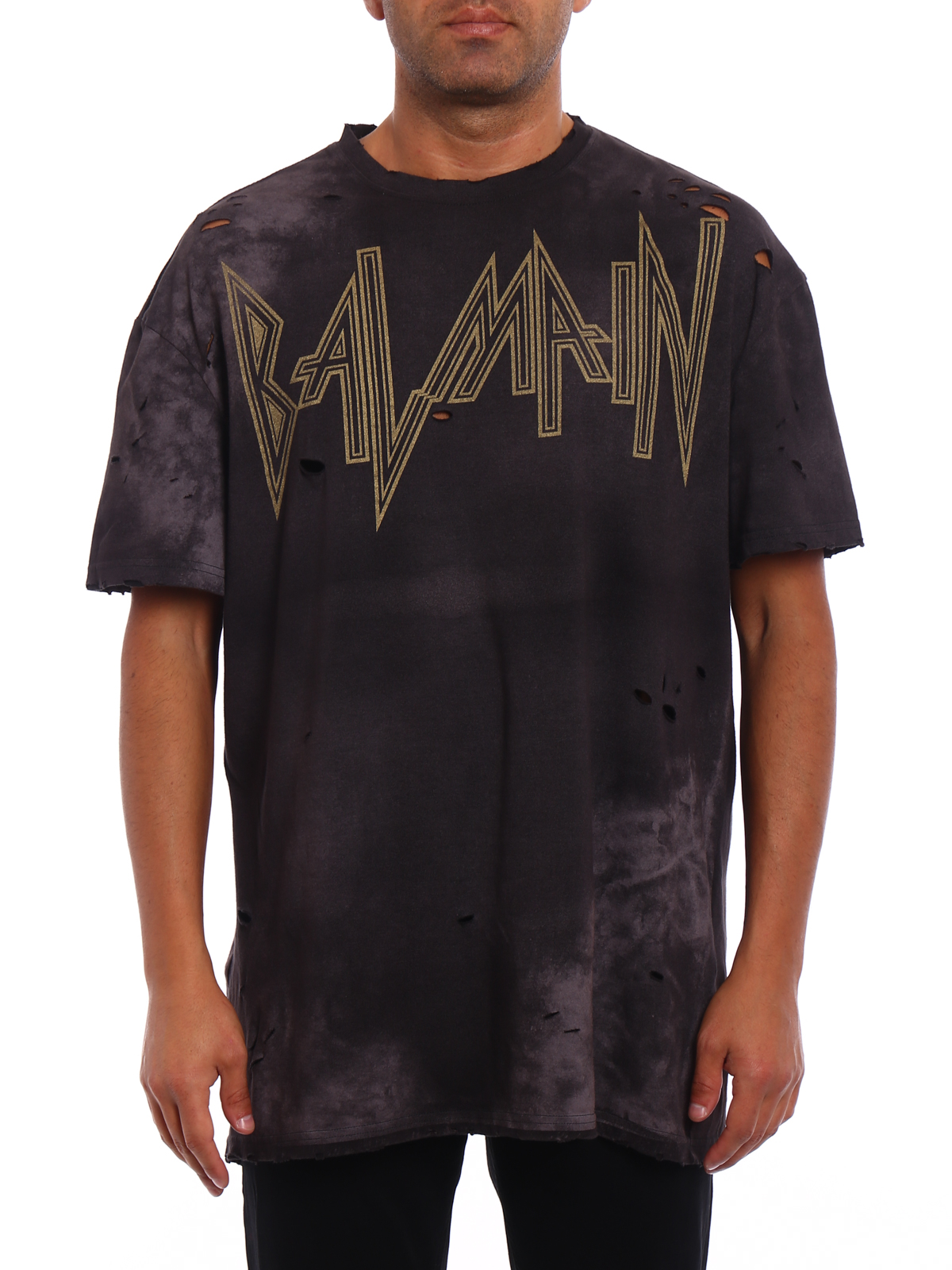 Balmain oversized t shirt best sale