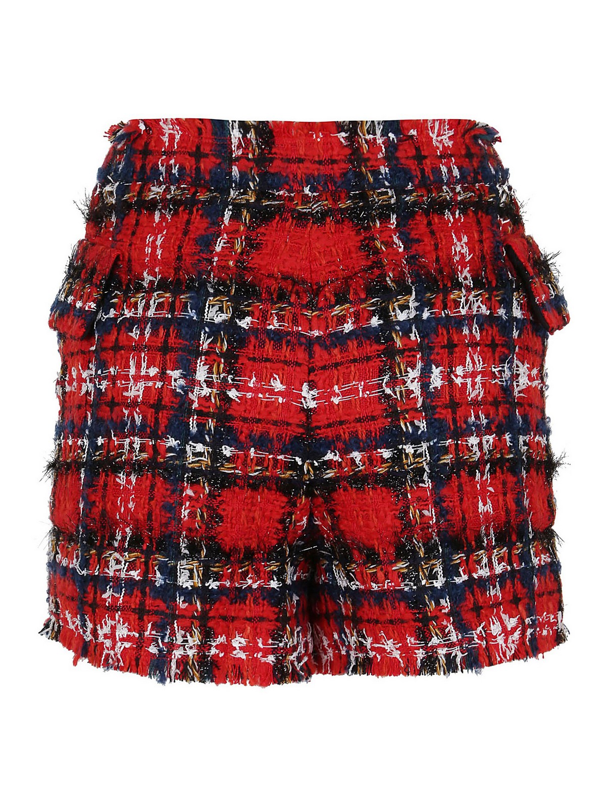 Brown Plaid Tartan Women's Shorts