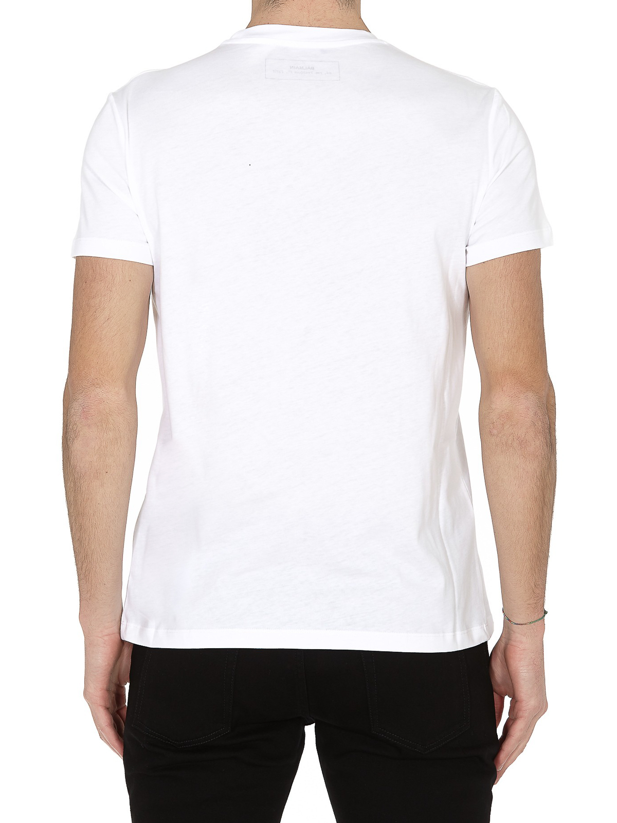 T-shirt Balmain Blanc Original - Taille 3XL - Fabriqué En Italie (Neuf Sans étiquettes)