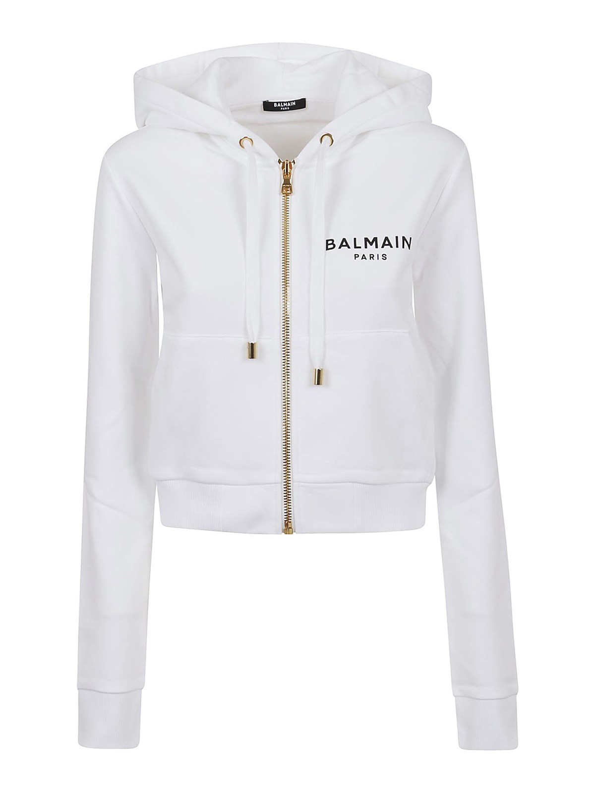 Cropped Sweatshirt Balmain Women's Sweatshirt Balmain Logo