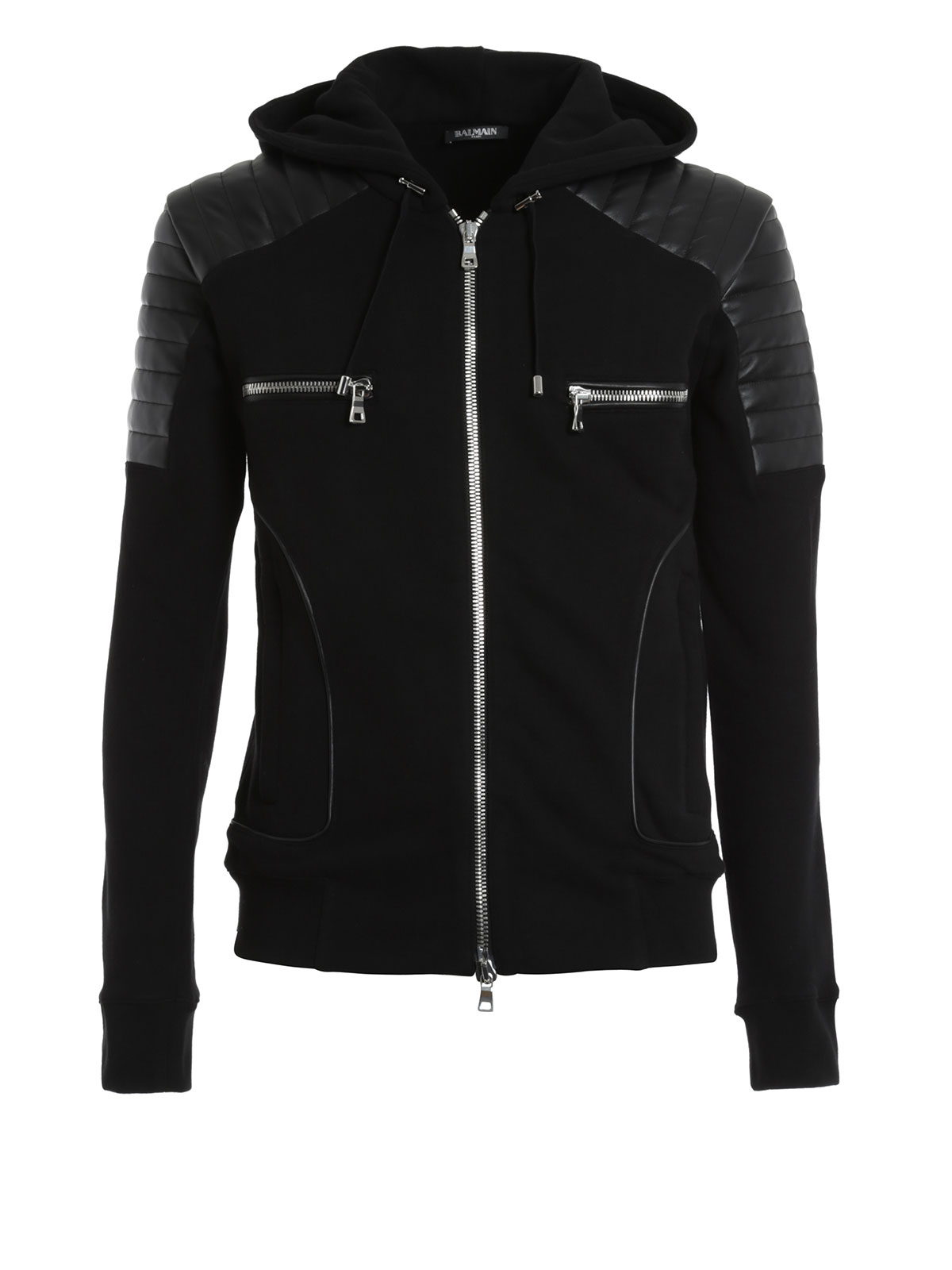 Balmain sale biker hoodie