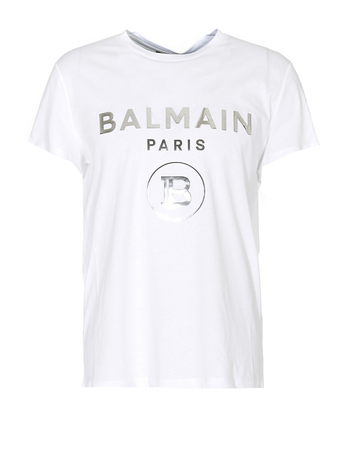 Balmain Balmain Paris print T-shirt - White - Men Balmain Balmain Paris print T-shirt - White - Men