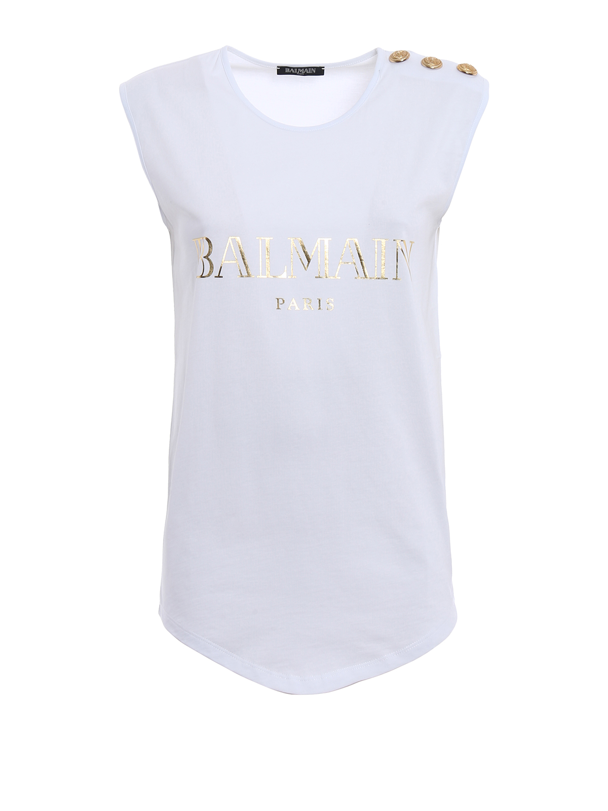 Balmain Paris tank top white - Women | BALMAIN