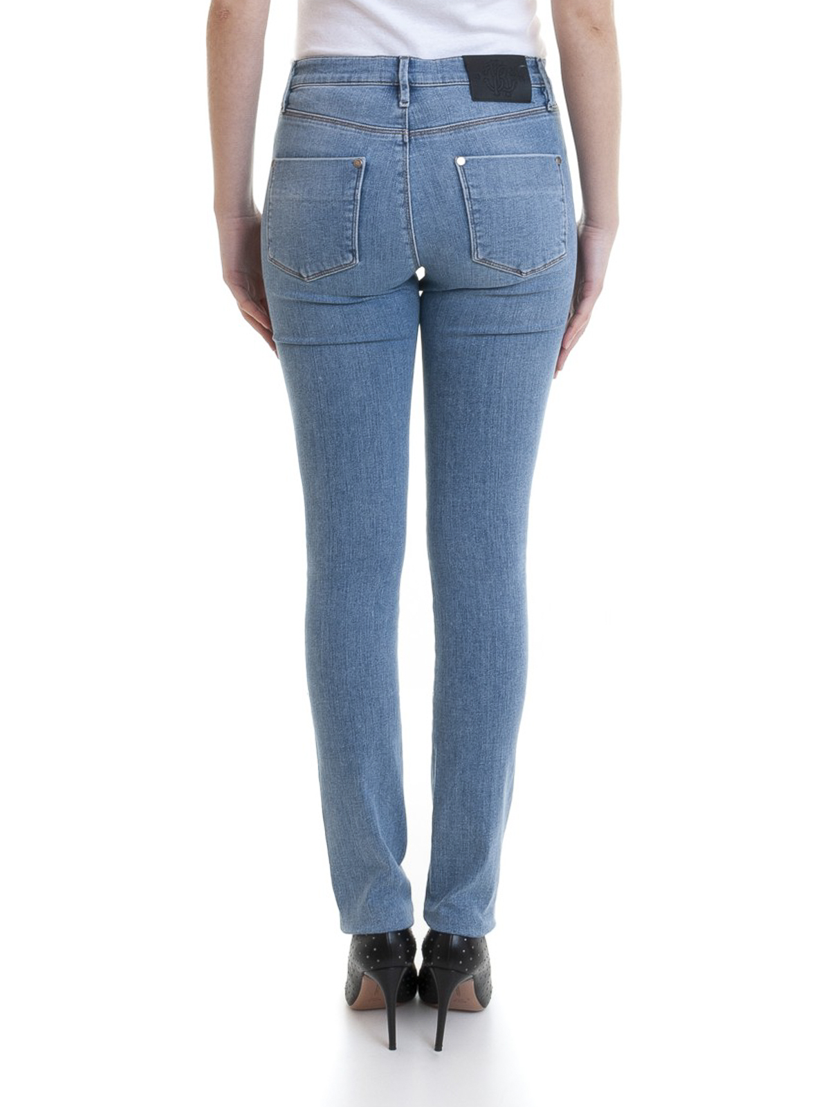Skinny jeans - Bandana embroidery skinny jeans - IQJ230DS00604564