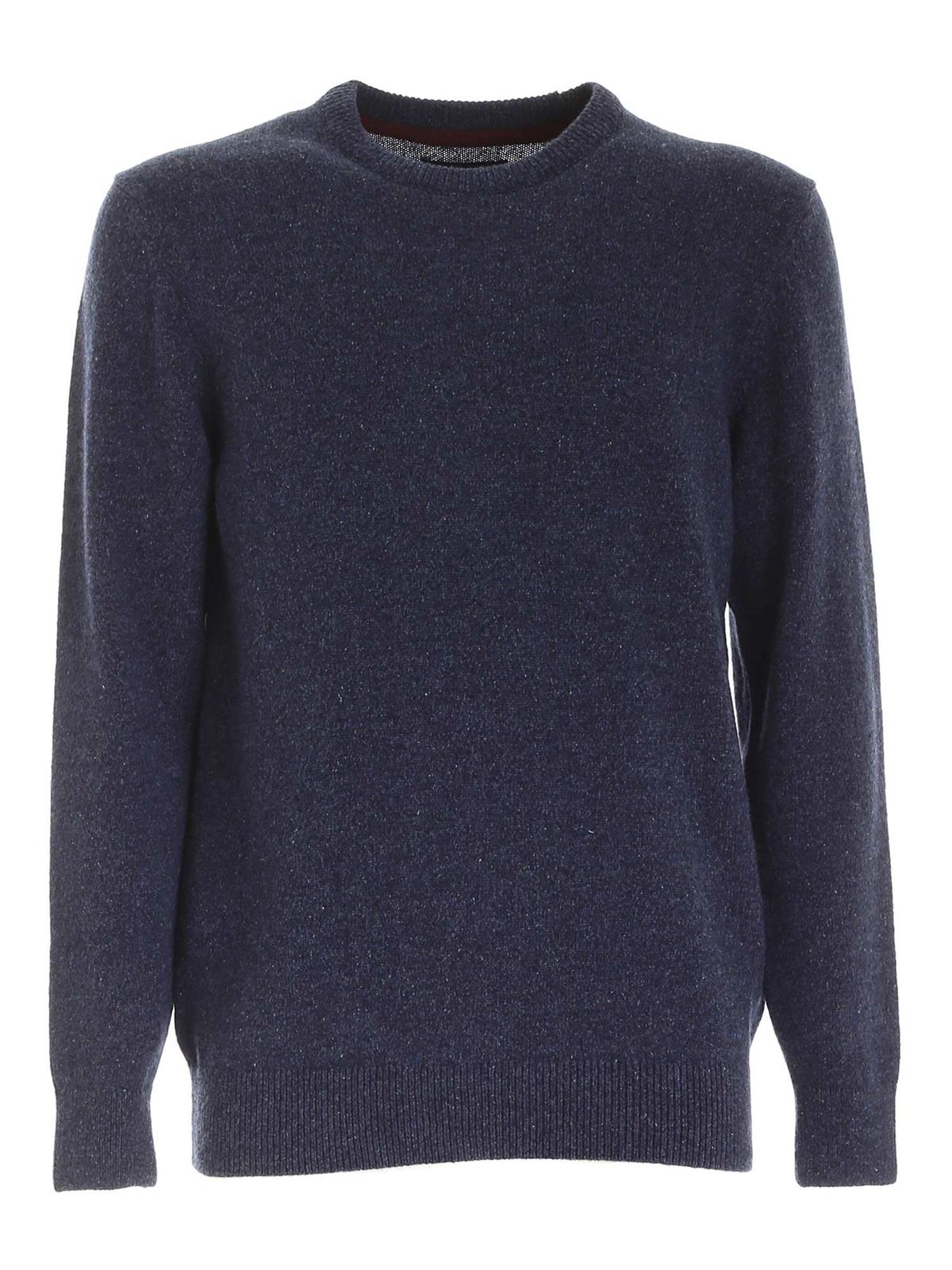 Barbour Tisbury Speckle Pullover In Blue