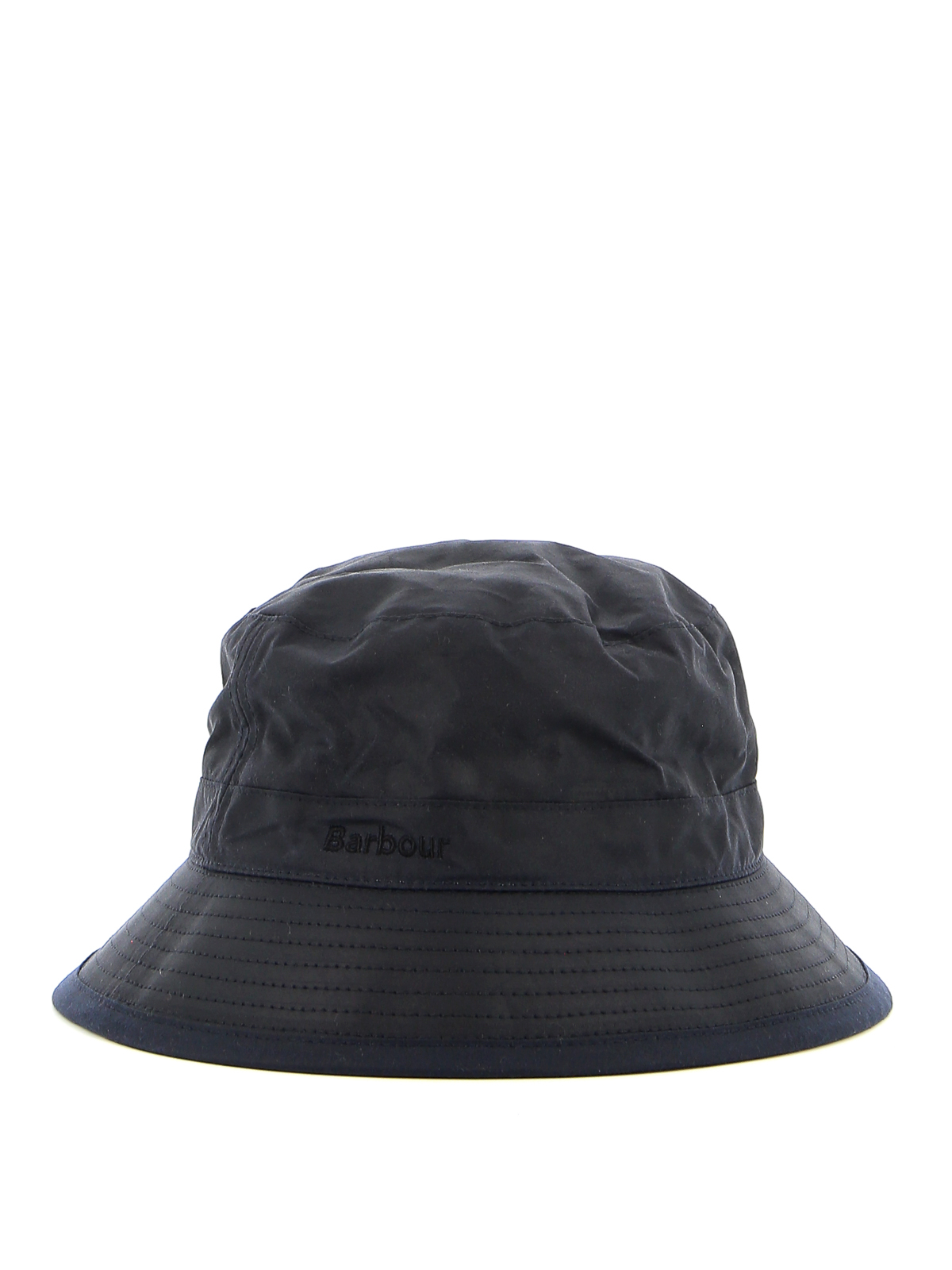 Barbour Wax Sport Fisherman Hat In Dark Blue