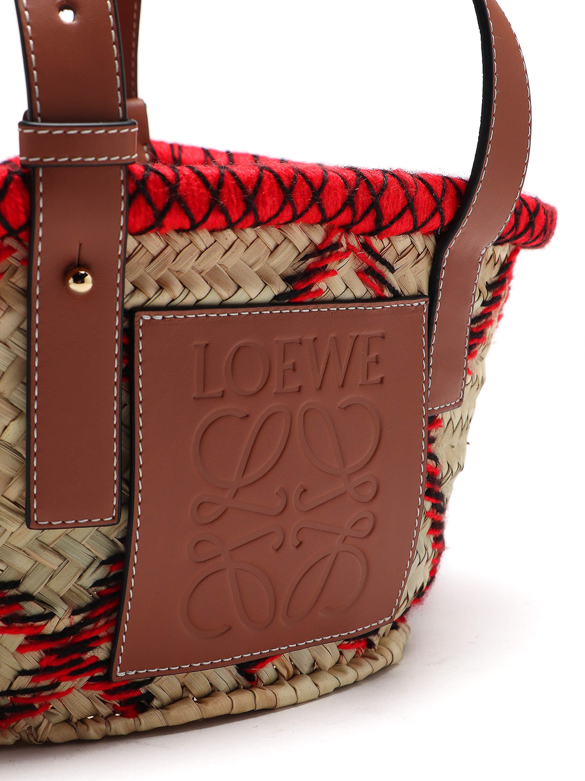 Totes bags Loewe - Basket Animals small straw tote bag - 30350S937100