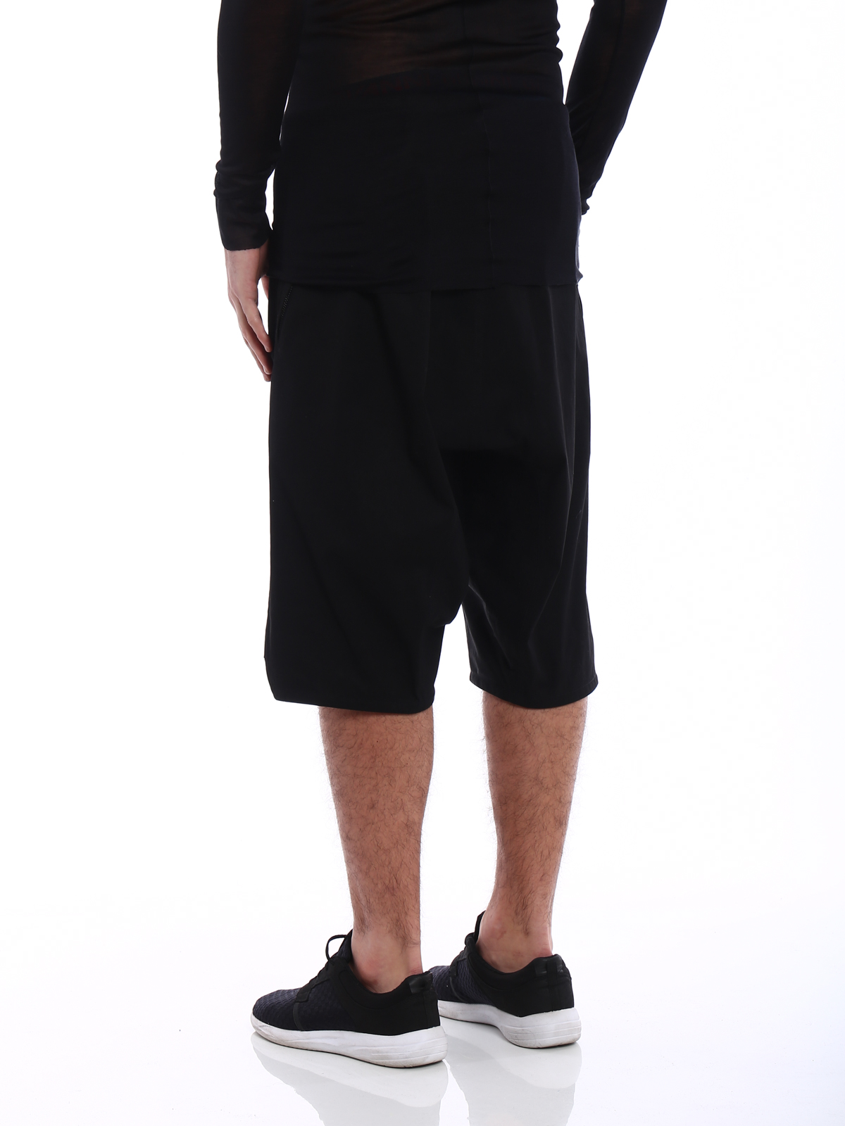 Trousers Shorts Rick Owens - Basket Swinger cotton trousers