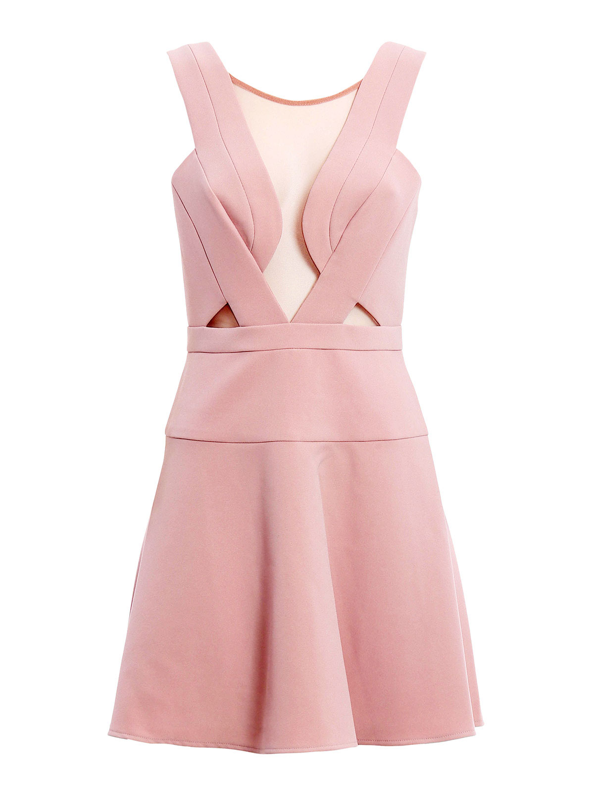 Bc Bg Britney open-back dress - Light Pink - Women|BYM66H00976