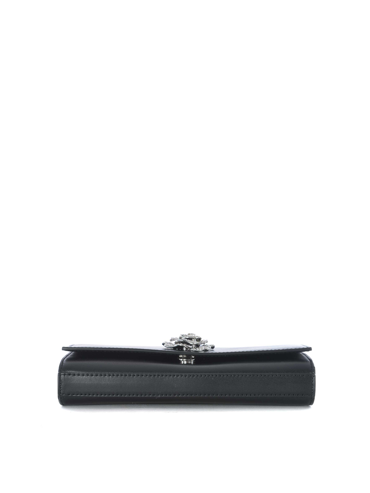 Clutches Michael Kors Bellamie L black leather clutch 30H8SI0C7O001